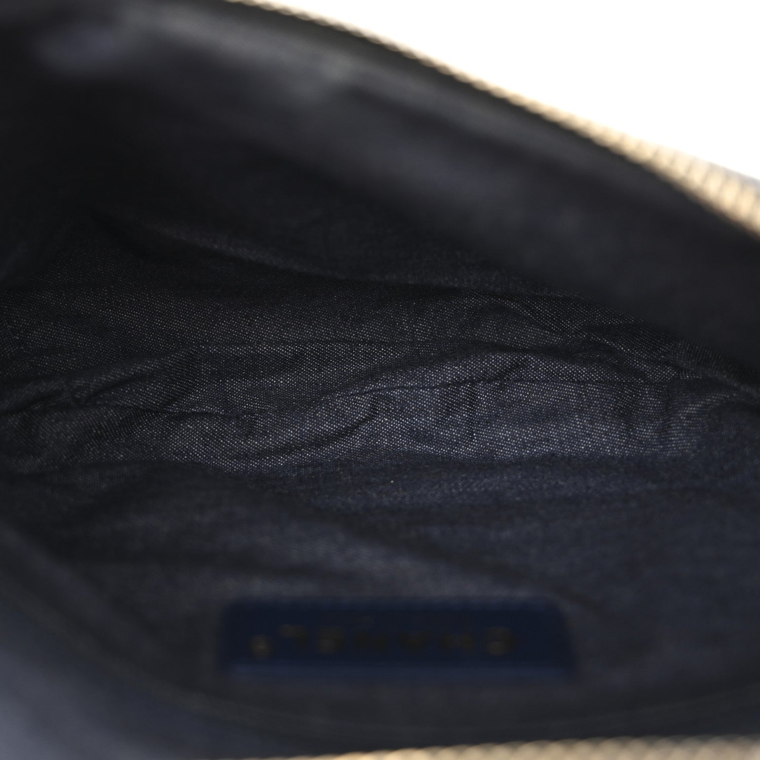 Lambskin Enamel Quilted Waist Bag Black