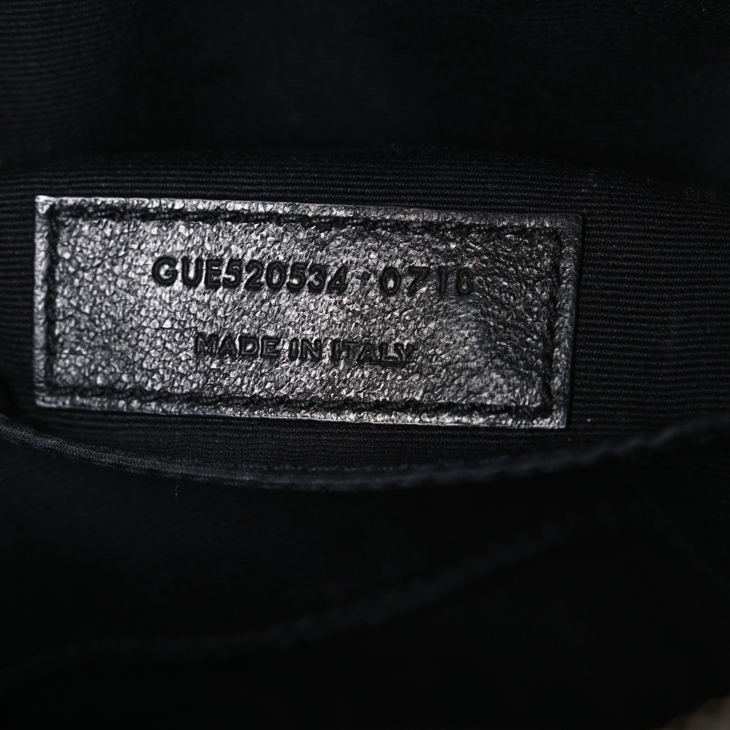 Calfskin Matelasse Monogram Lou Camera Bag Black