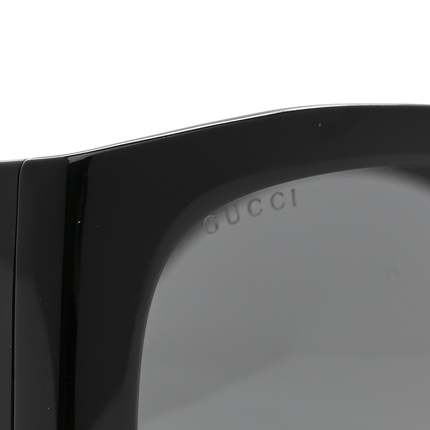 Acetate Square Frame Sunglasses GG0142SA Black