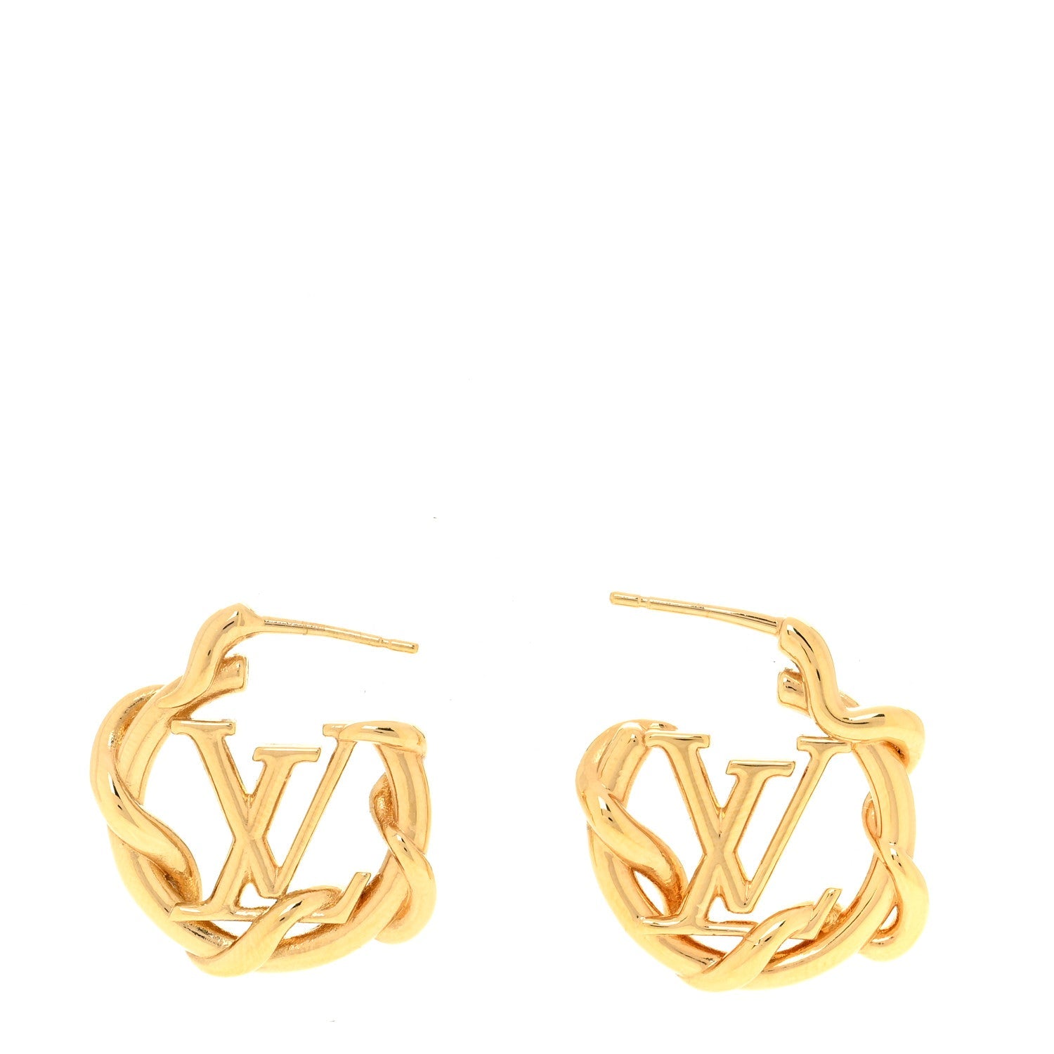 Garden Louise Hoop Earrings Gold
