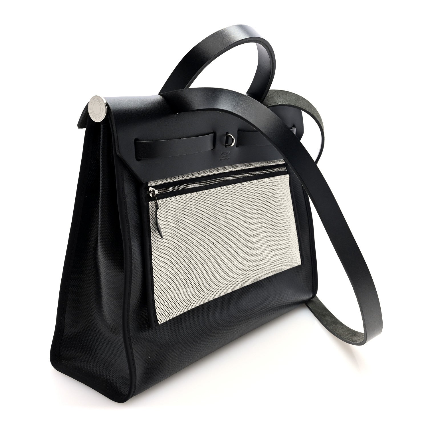Toile H Berline Vache Hunter Herbag Zip PM 31 Black Ecru