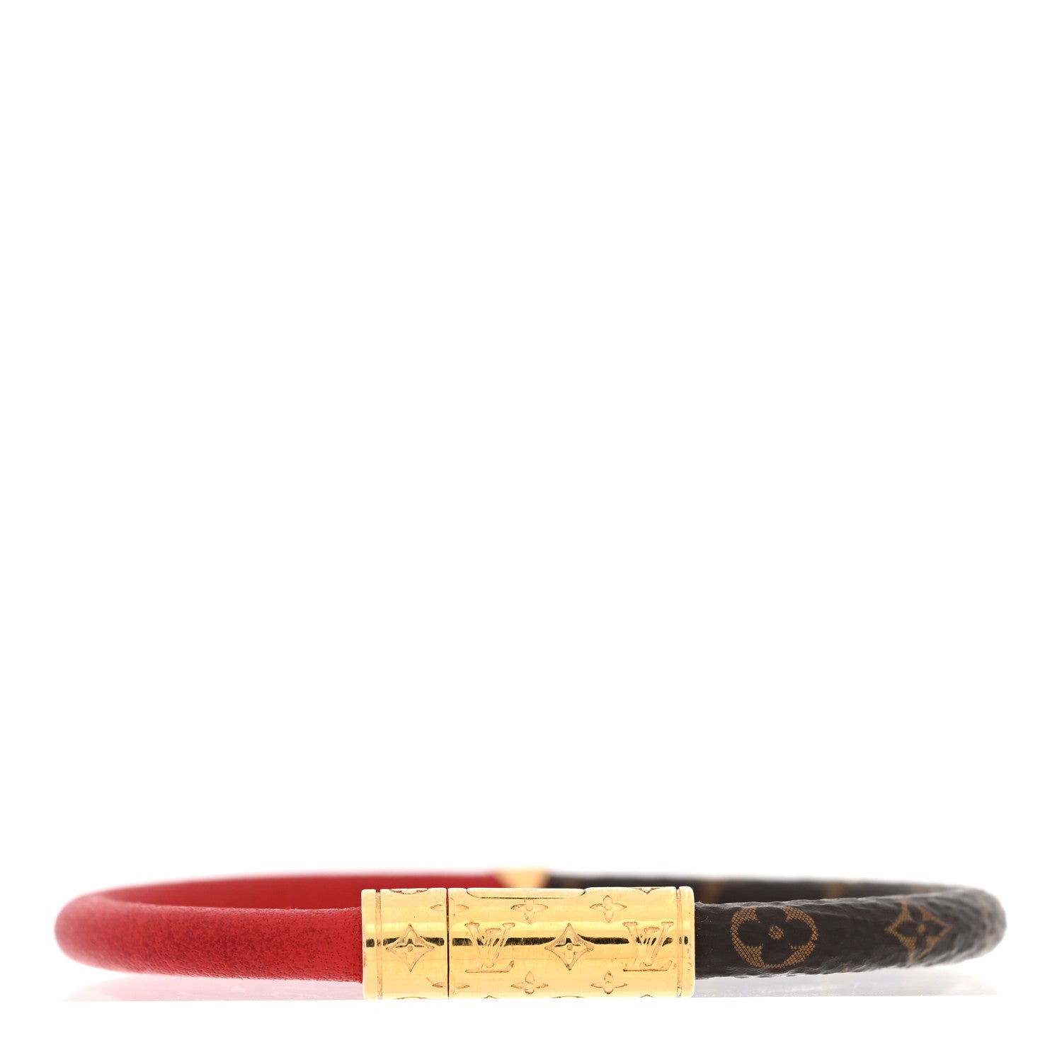 Monogram Daily Confidential Bracelet 17 Red