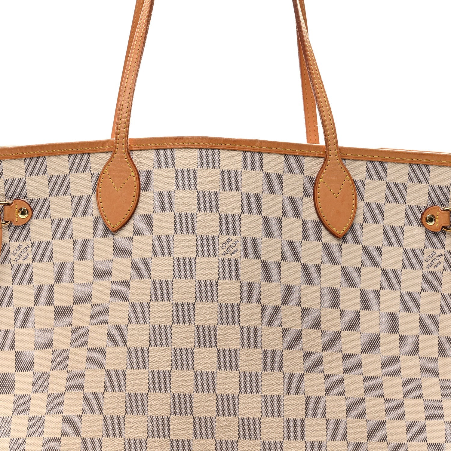 Damier Azur Neo Neverfull MM Rose Ballerine