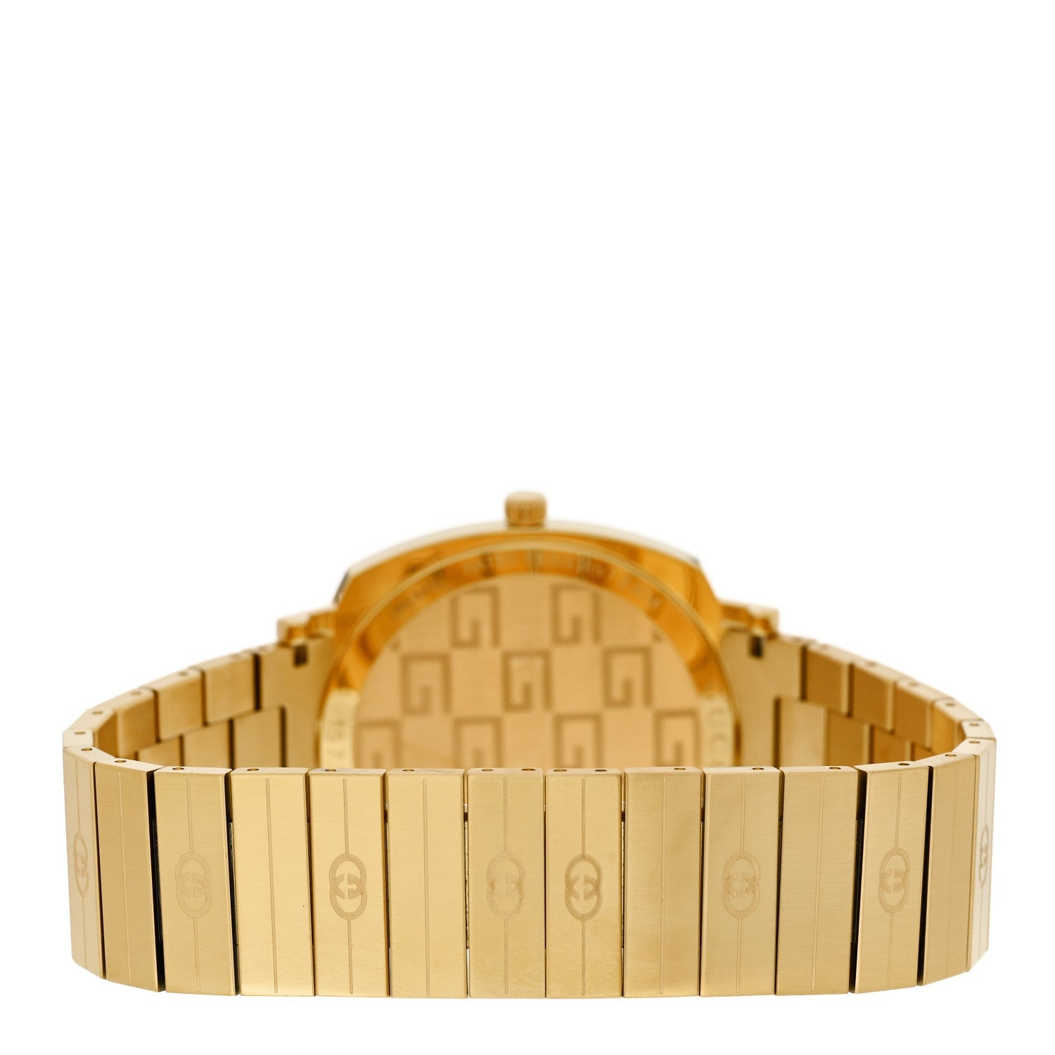 Stainless Steel 38mm Grip Quartz Watch Gold