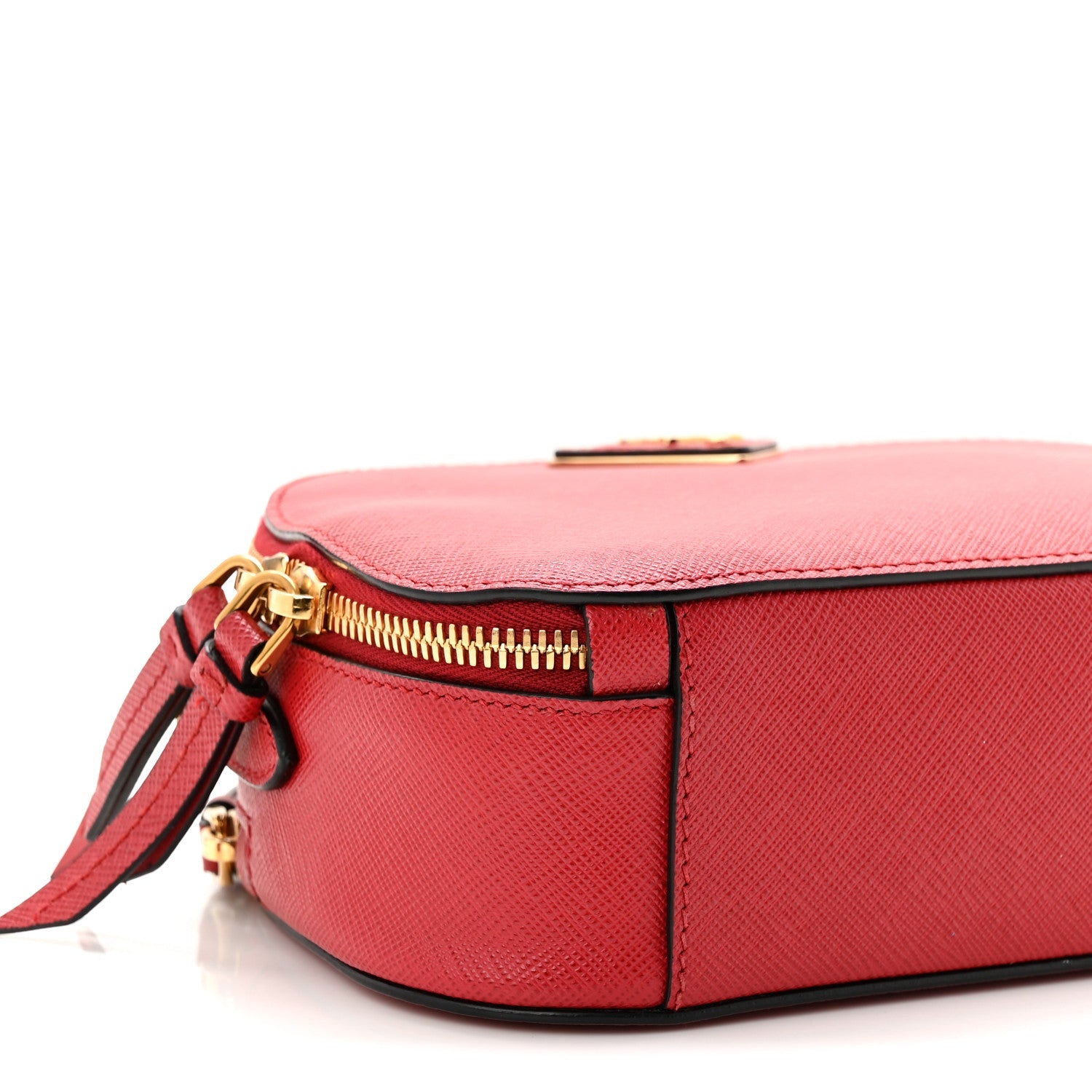 Saffiano Lux Odette Crossbody Fuoco