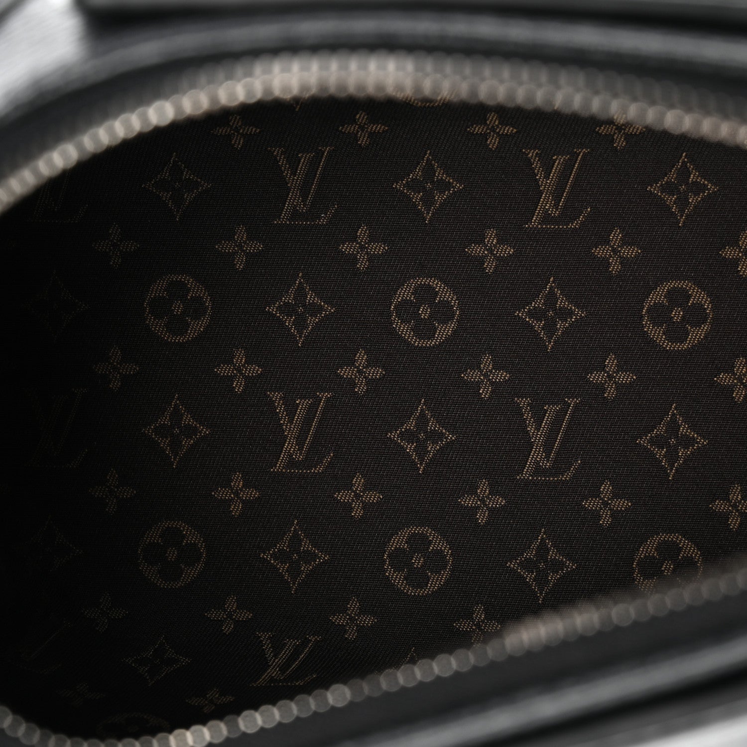 Pixel Lambskin LV Biker PM Black