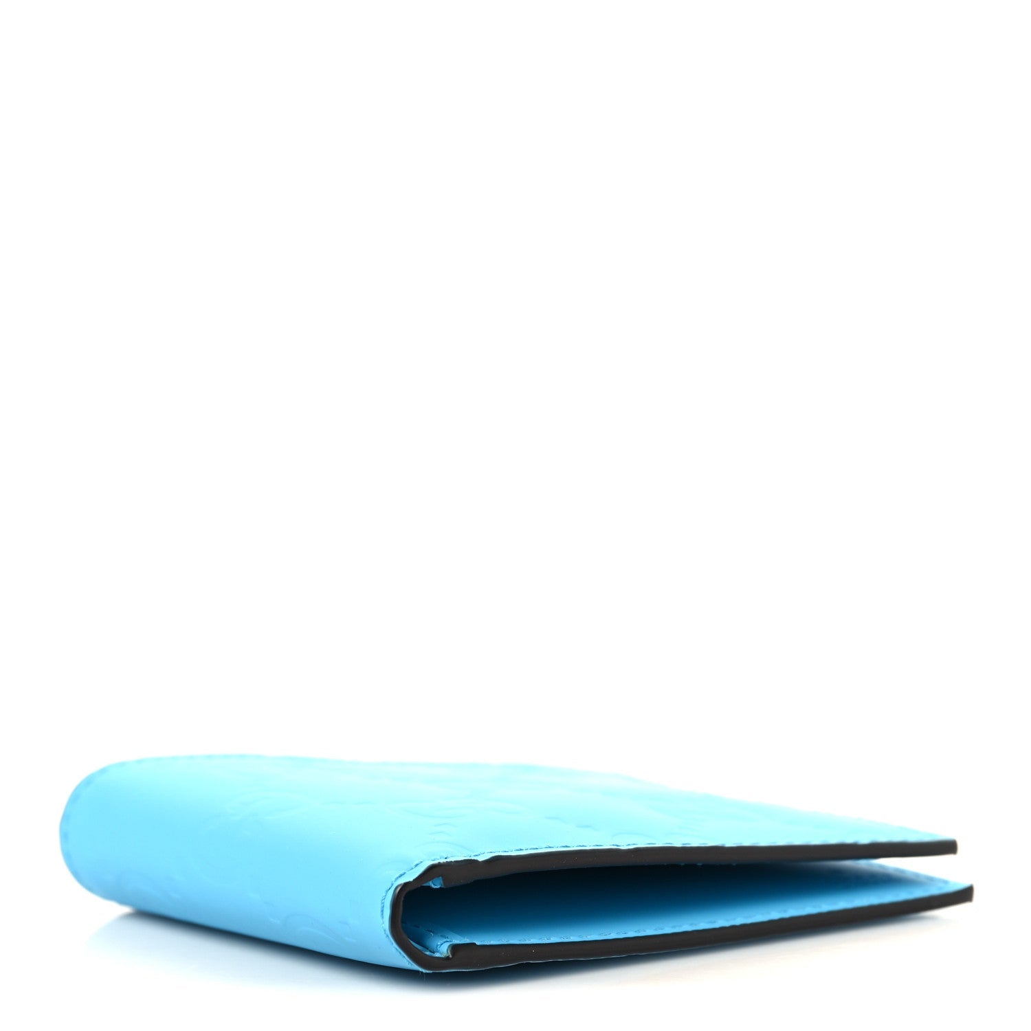 Rubber Effect GG Embossed Bi-Fold Wallet Bright Splash