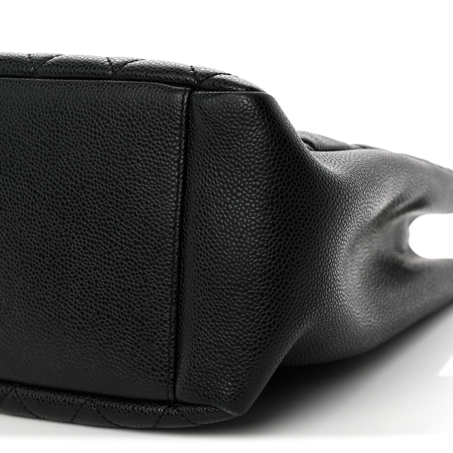 Caviar Quilted Grand Shopping Tote GST Black