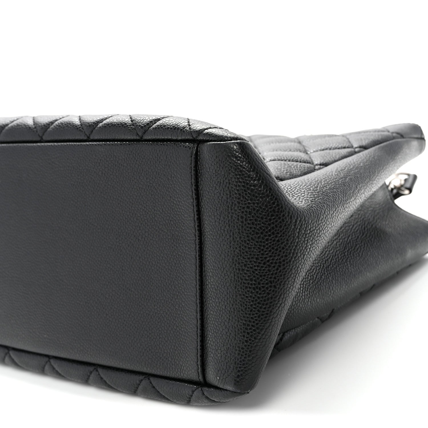 Caviar Quilted Grand Shopping Tote GST Black