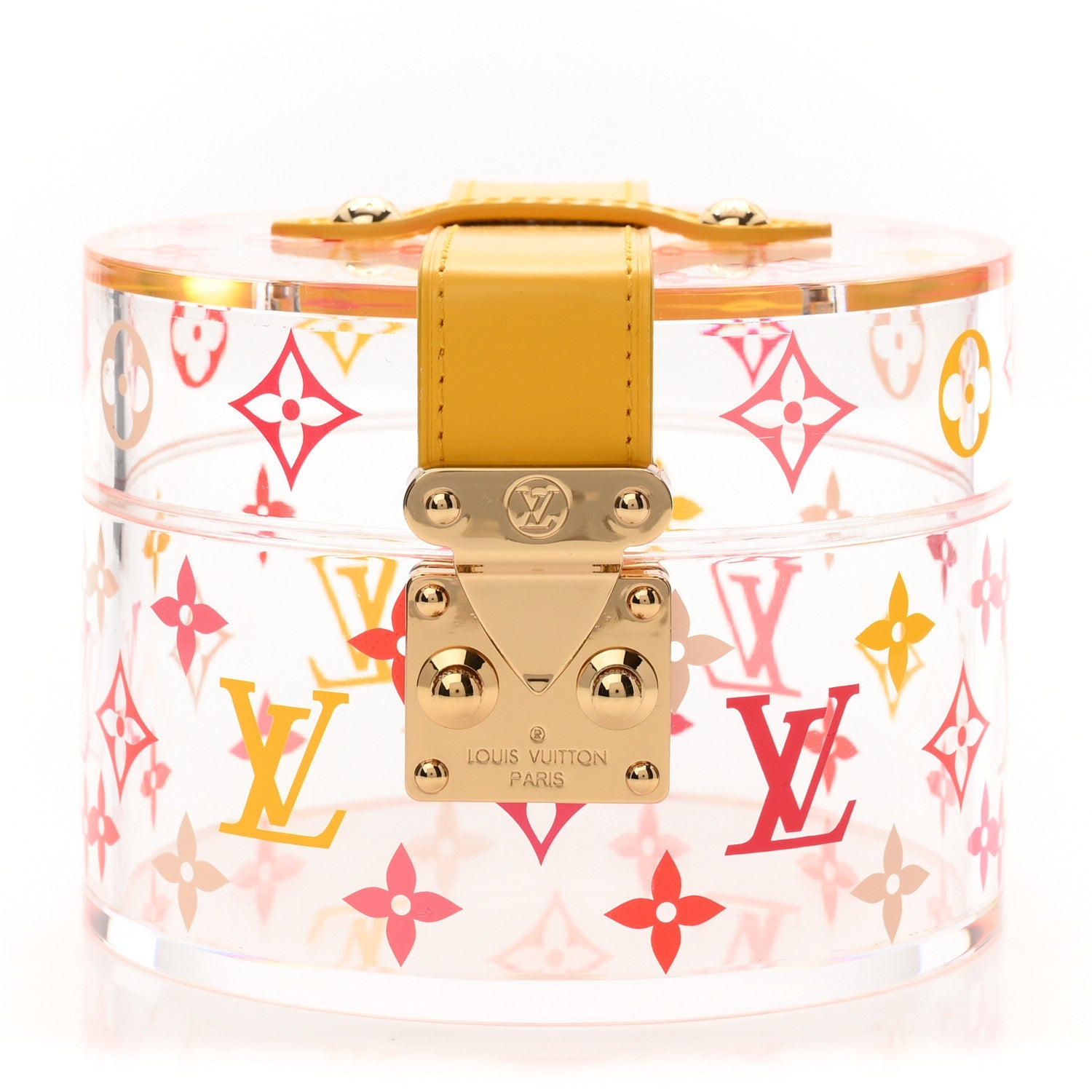 Transparent Plexiglass Box Scott Yellow