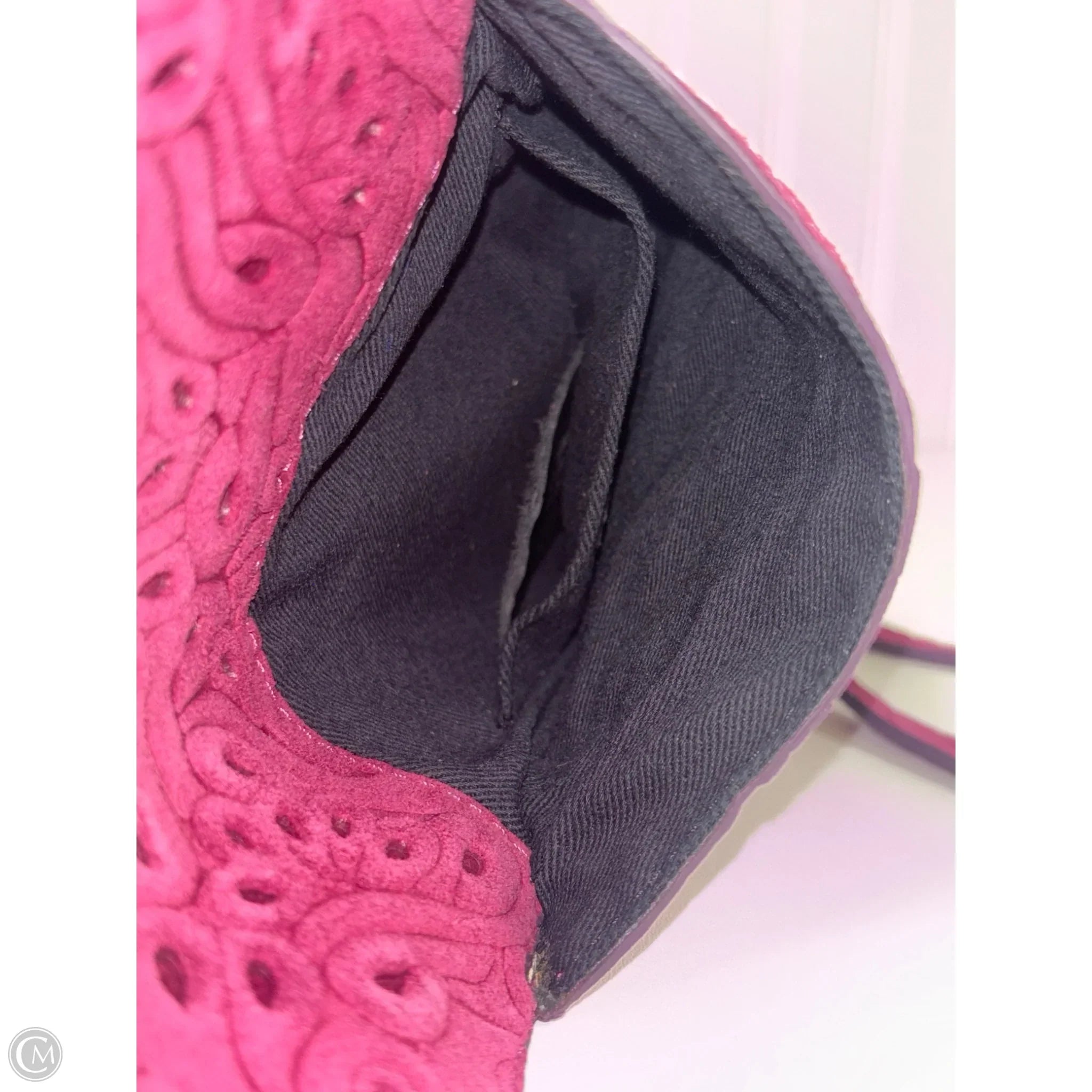 Crossbody Leather By Clothes Mentor, Size: Small