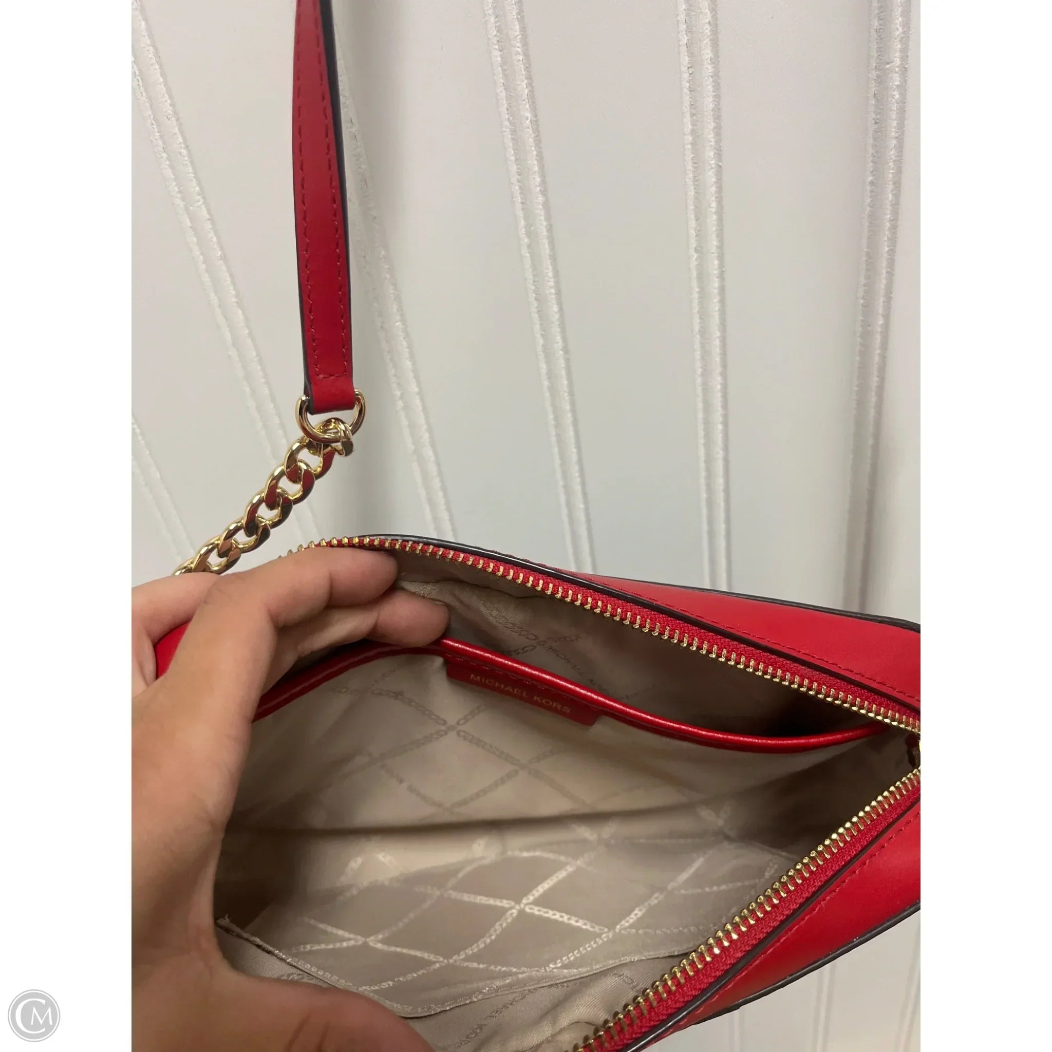 Crossbody Designer By Michael Kors, Size: Large