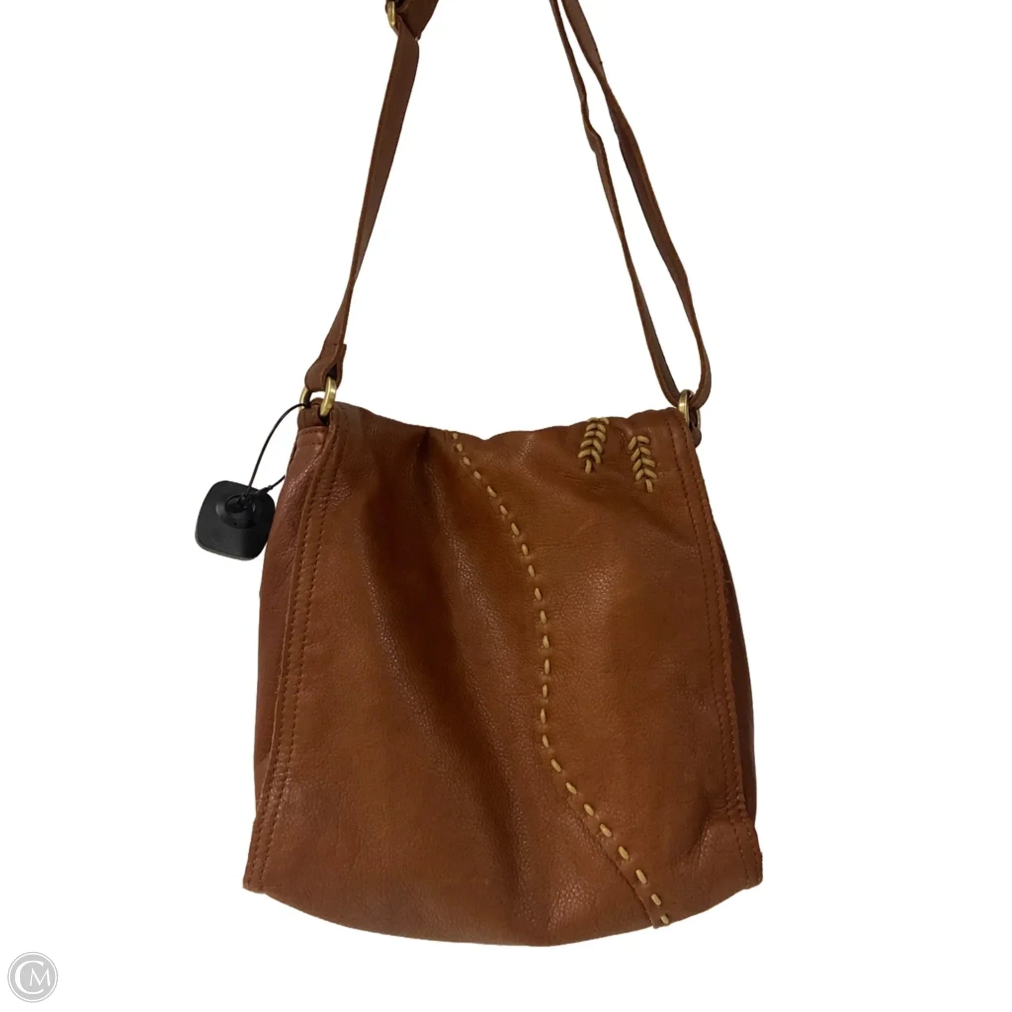 Crossbody Leather By Lucky Brand, Size: Medium