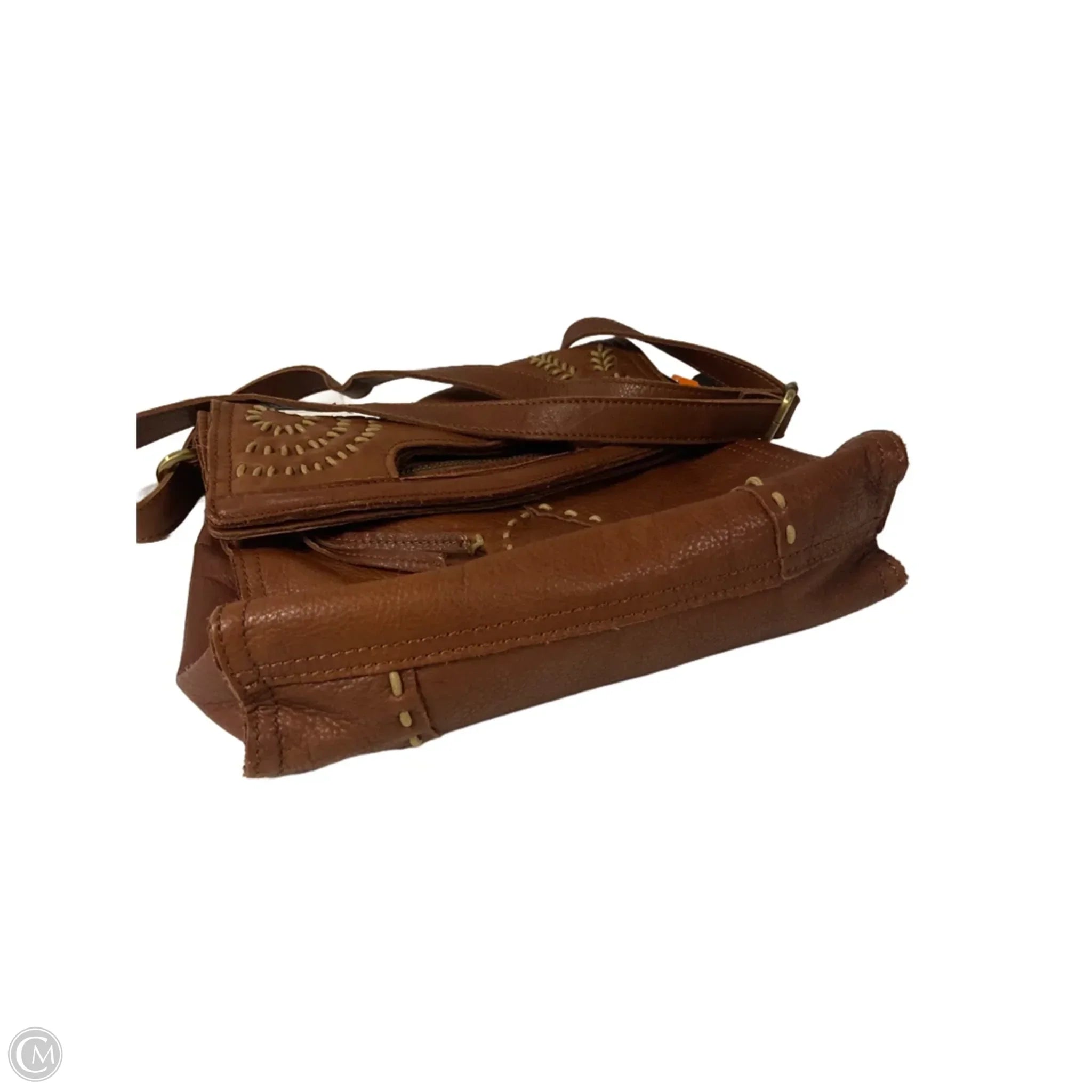 Crossbody Leather By Lucky Brand, Size: Medium