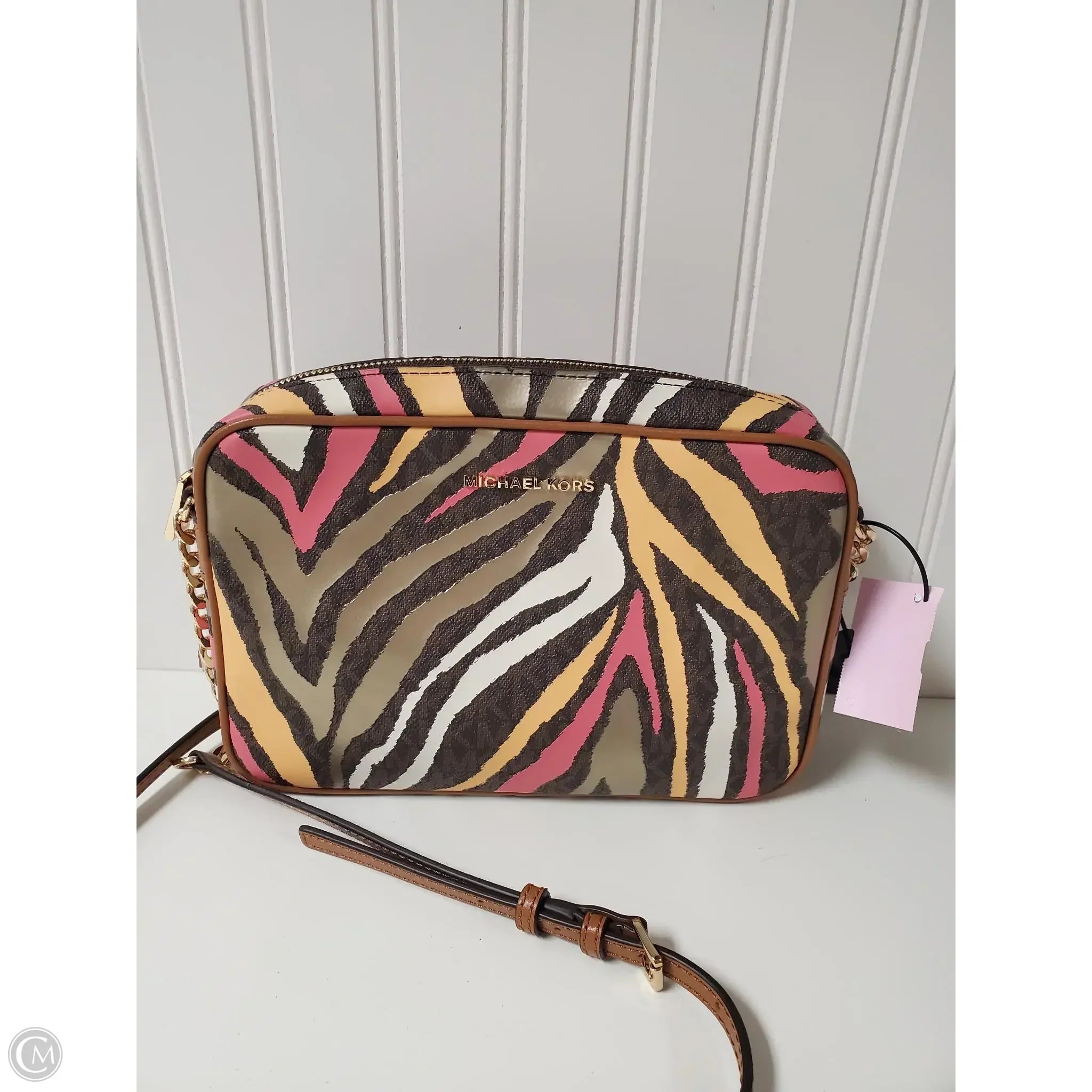 Crossbody Designer By Michael Kors, Size: Medium