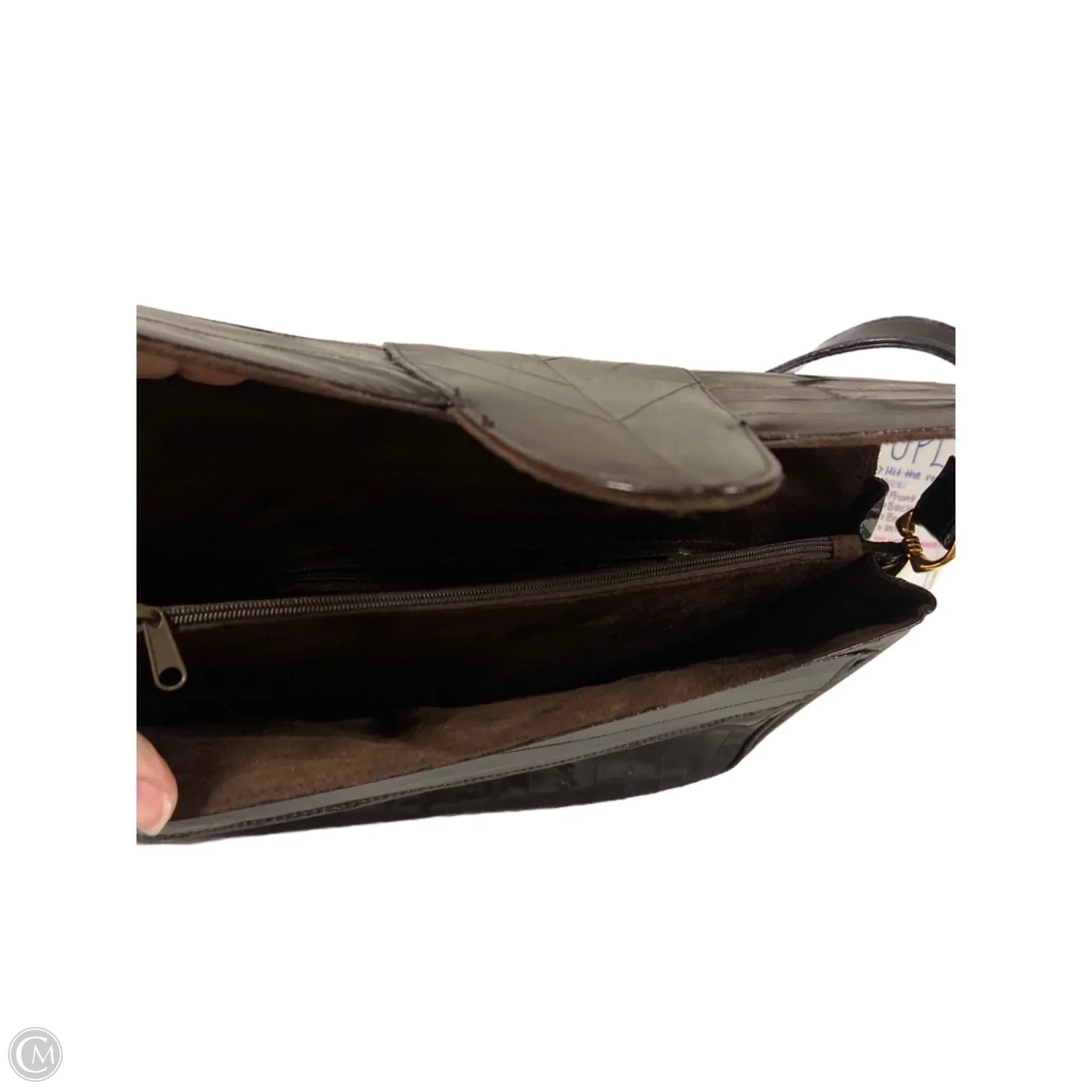 Handbag Leather By Clothes Mentor, Size: Medium