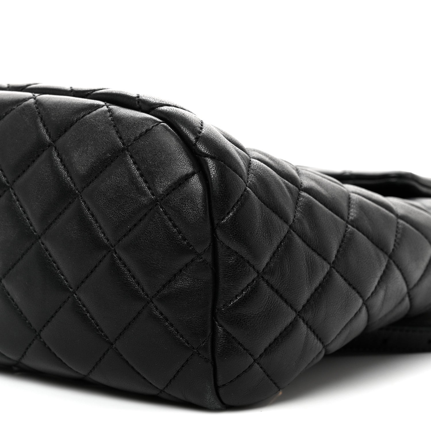 Lambskin Quilted Small Urban Spirit Backpack Black
