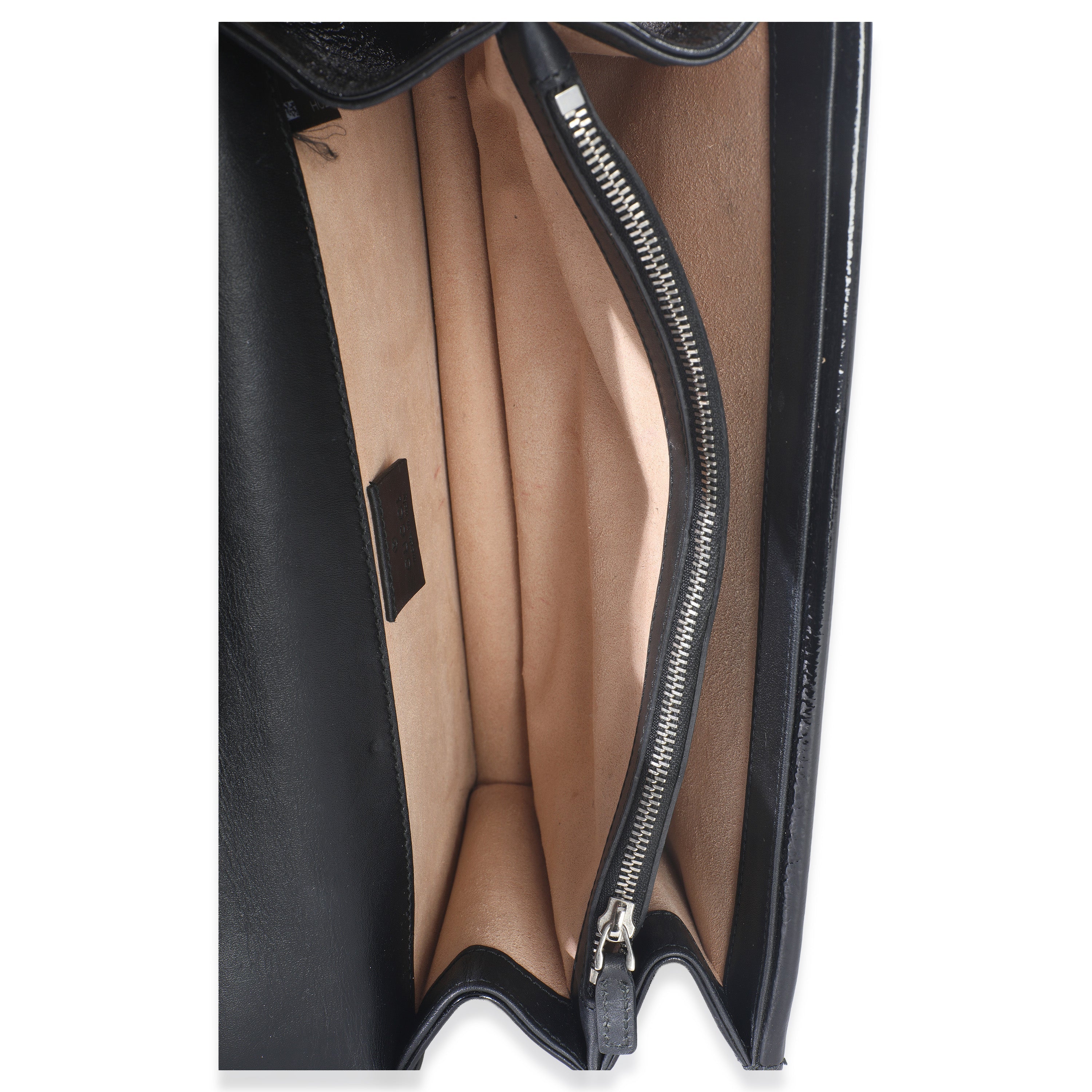 Black GG Embossed Velvet Small Dionysus Chain Bag