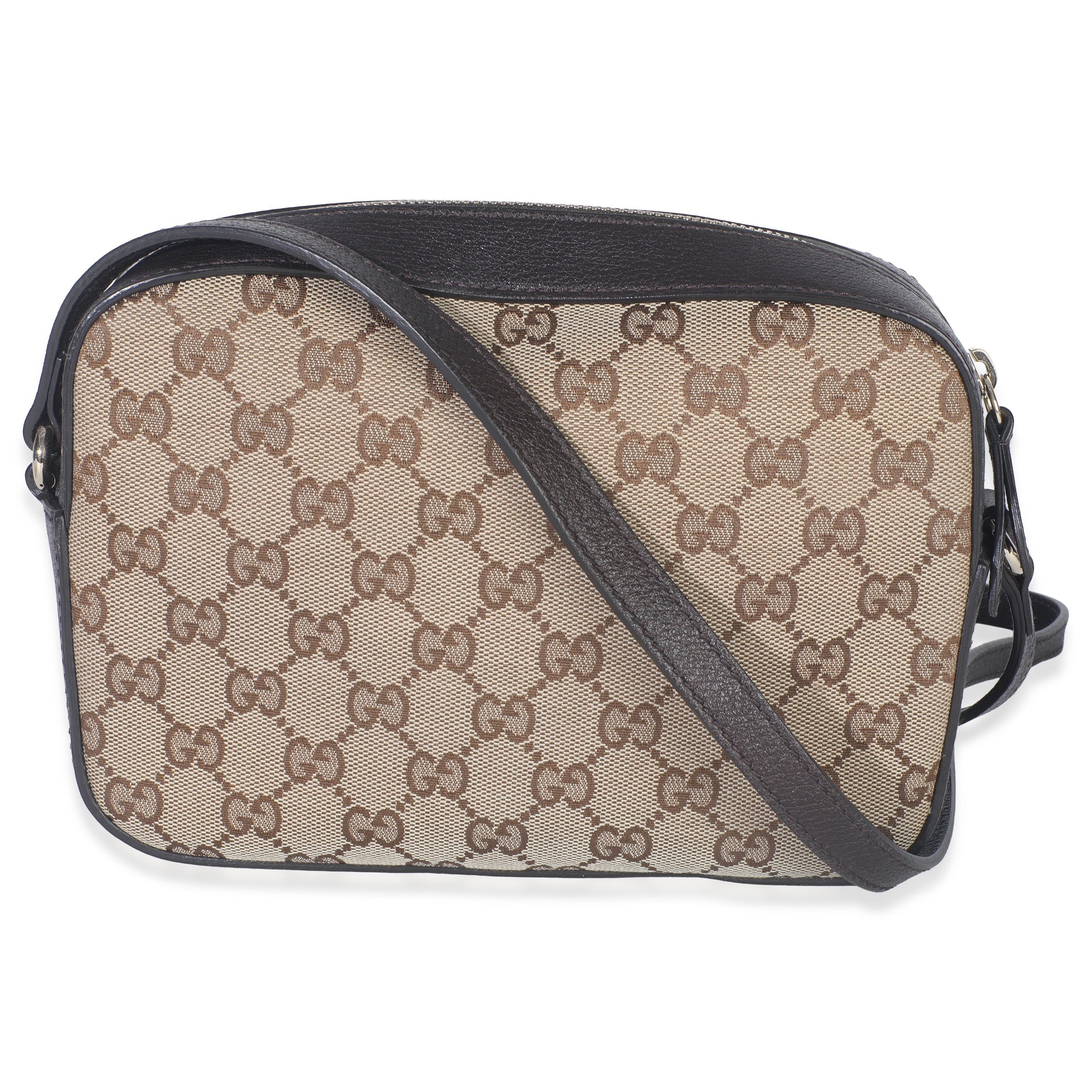 GG Supreme Canvas Web Small Webby Bee Shoulder Bag