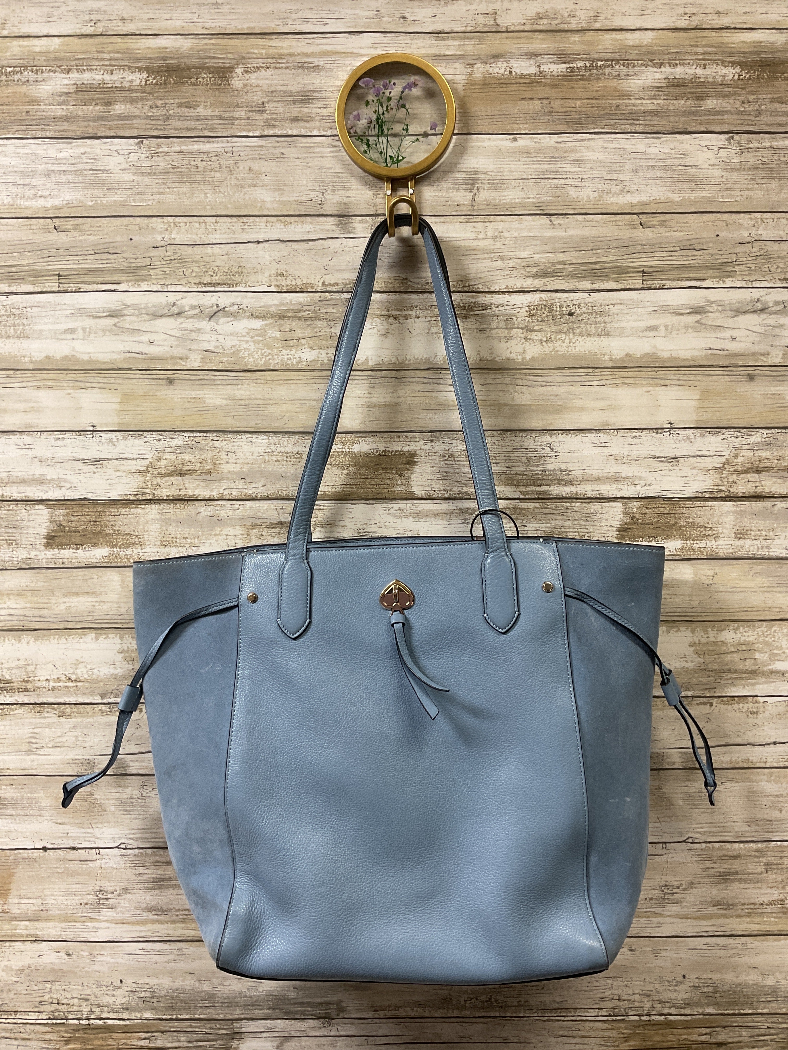 Handbag Designer By Kate Spade In Blue, Size:Medium