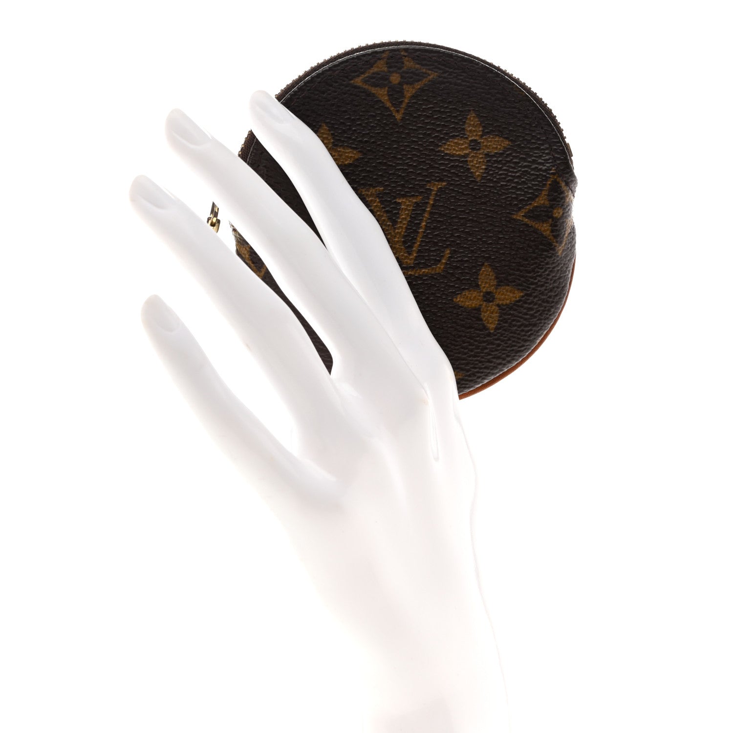 Monogram Round Coin Purse