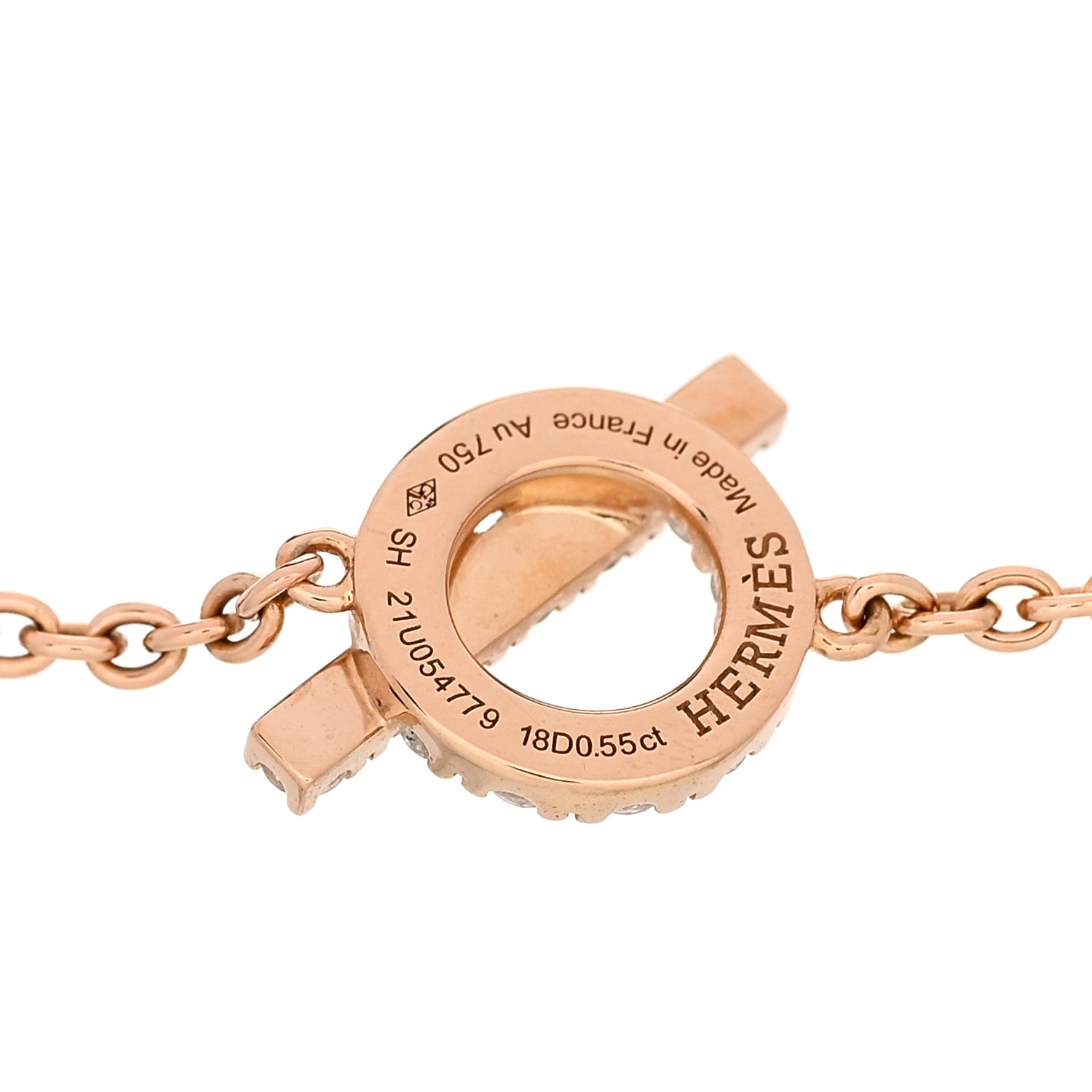 18K Rose Gold Diamond Finesse Bracelet SH