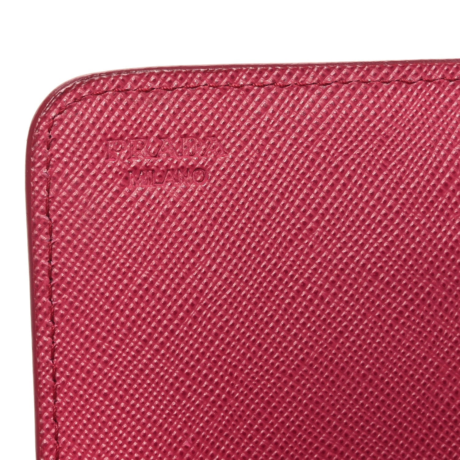 Saffiano Metal Flap Card Holder Ibisco