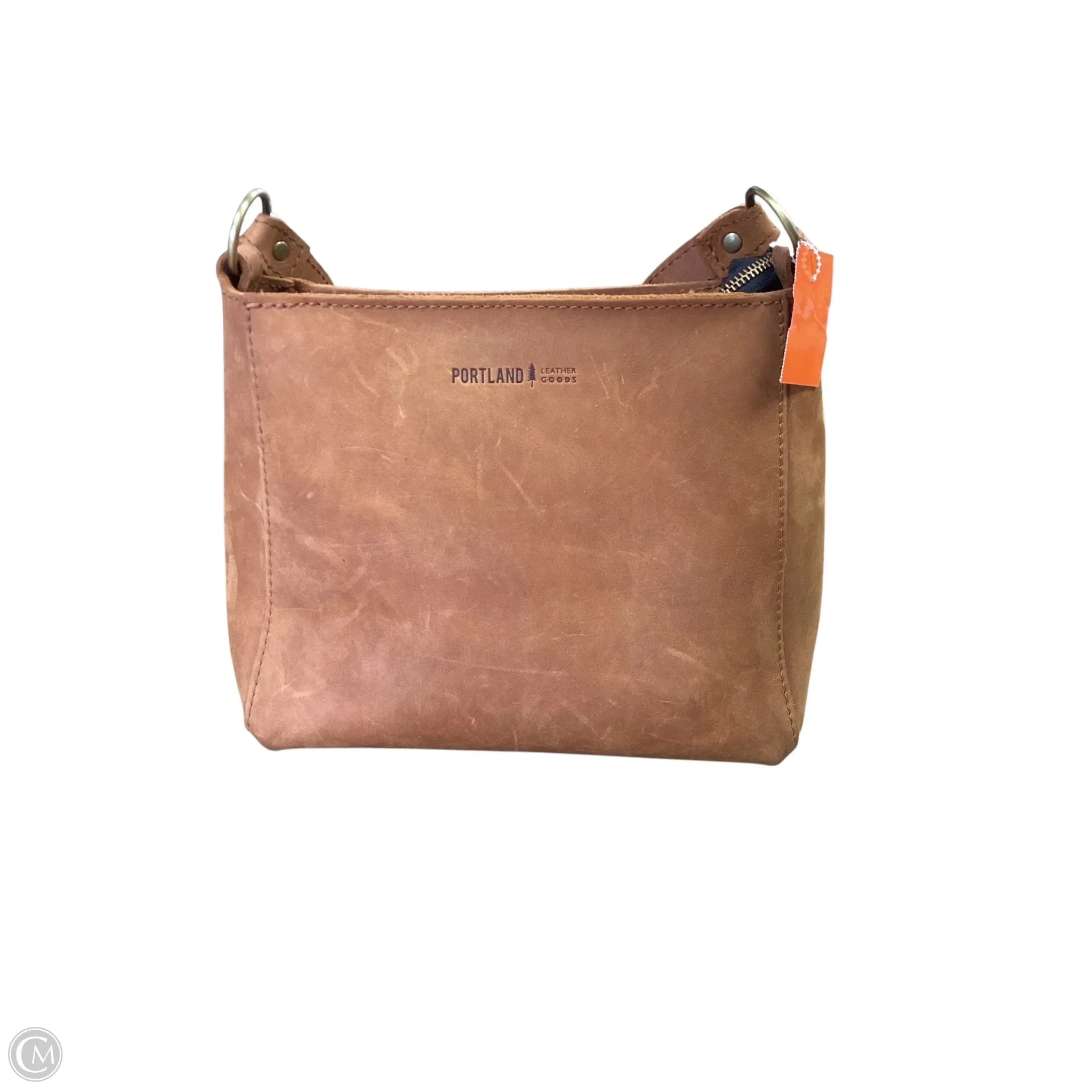 Handbag Leather By Portland Leather, Size: Large