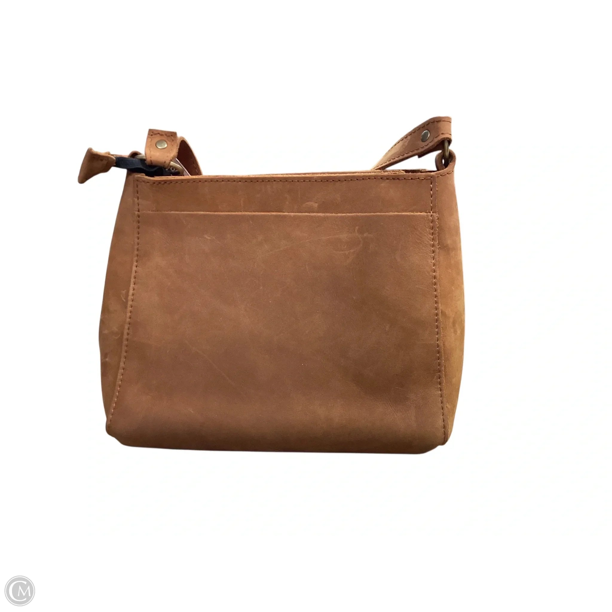 Handbag Leather By Portland Leather, Size: Large