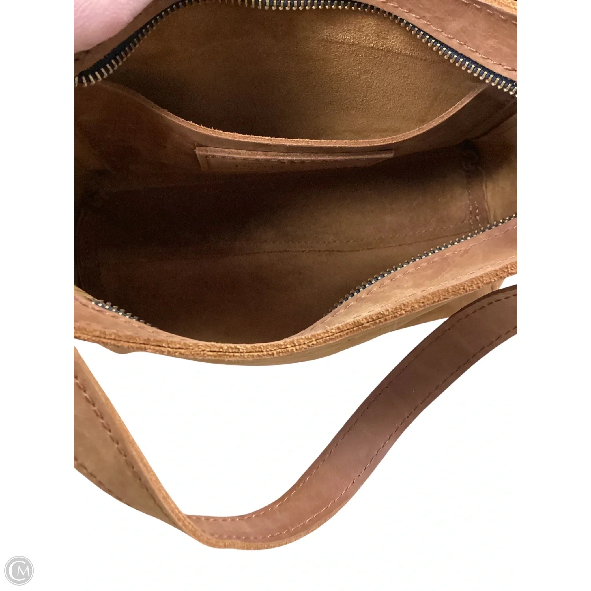 Handbag Leather By Portland Leather, Size: Large