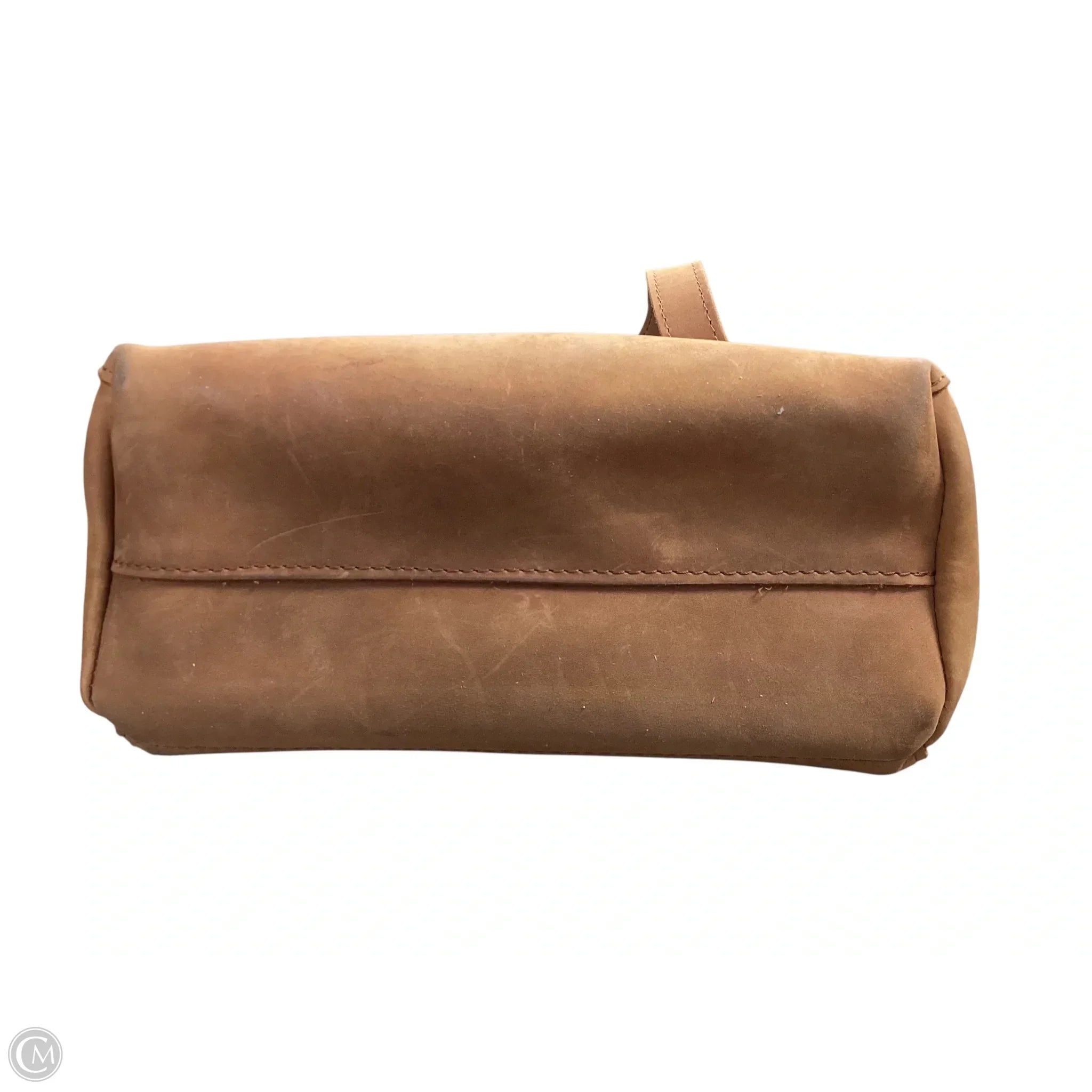 Handbag Leather By Portland Leather, Size: Large