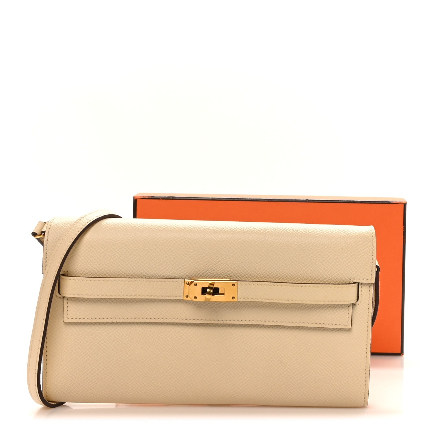 Epsom Verso Kelly Wallet To Go Nata Jaune Poussin