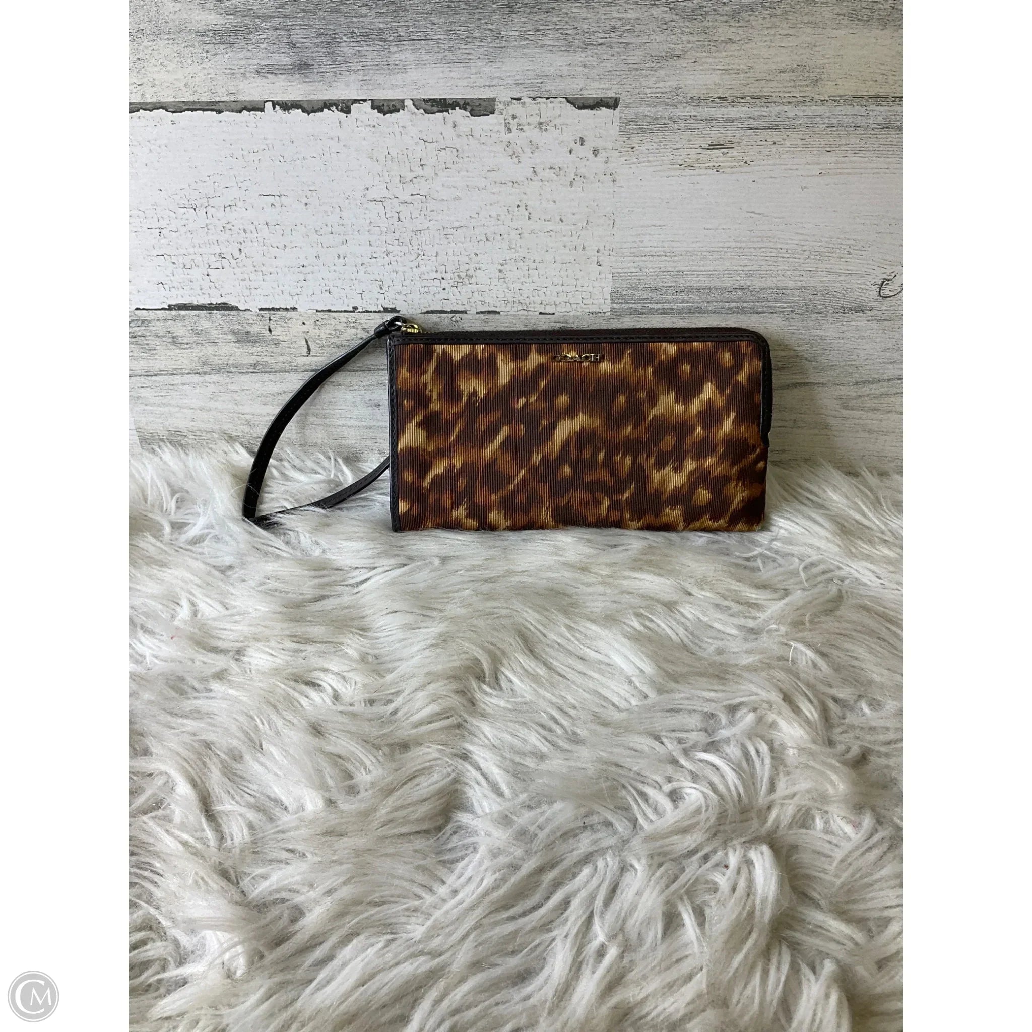 Wristlet Designer By Coach, Size: Medium