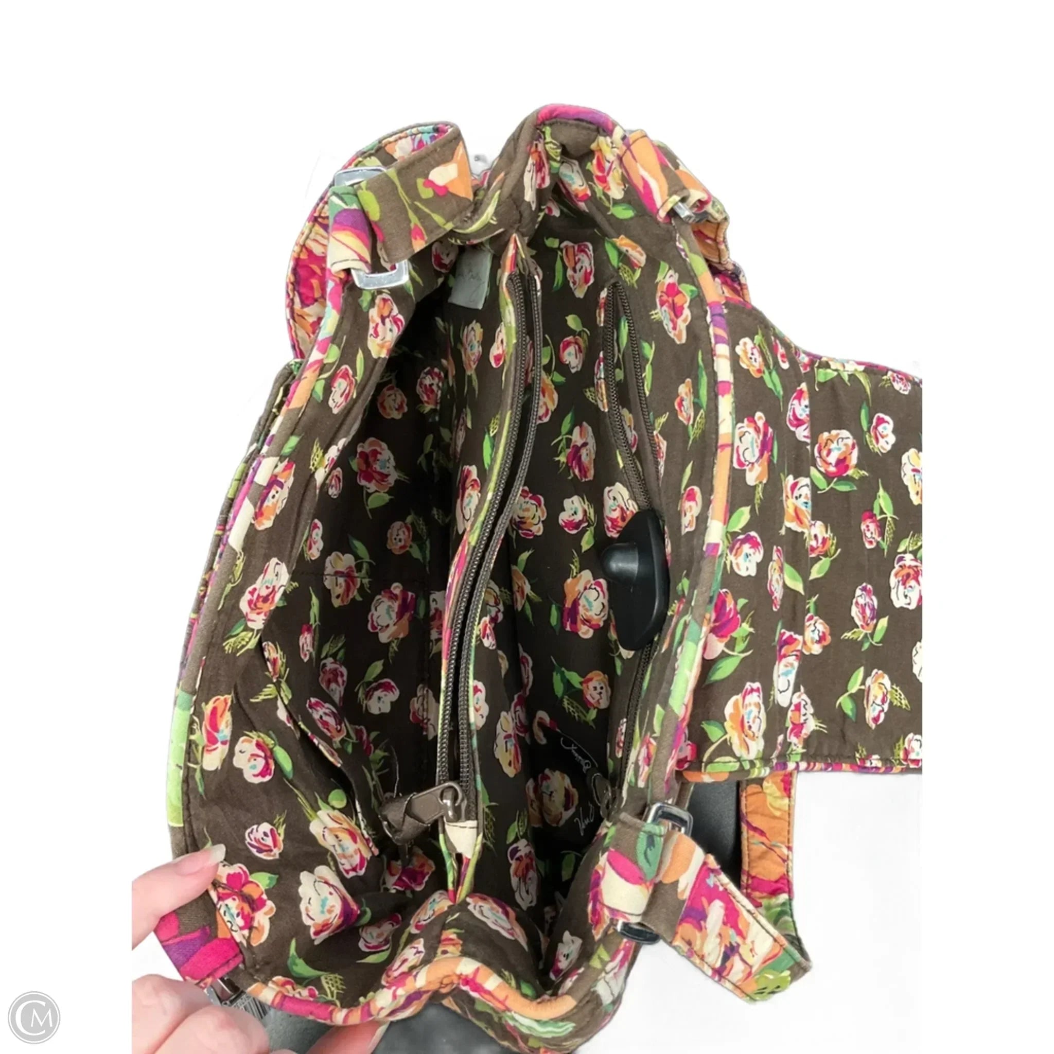 Handbag By Vera Bradley, Size: Medium