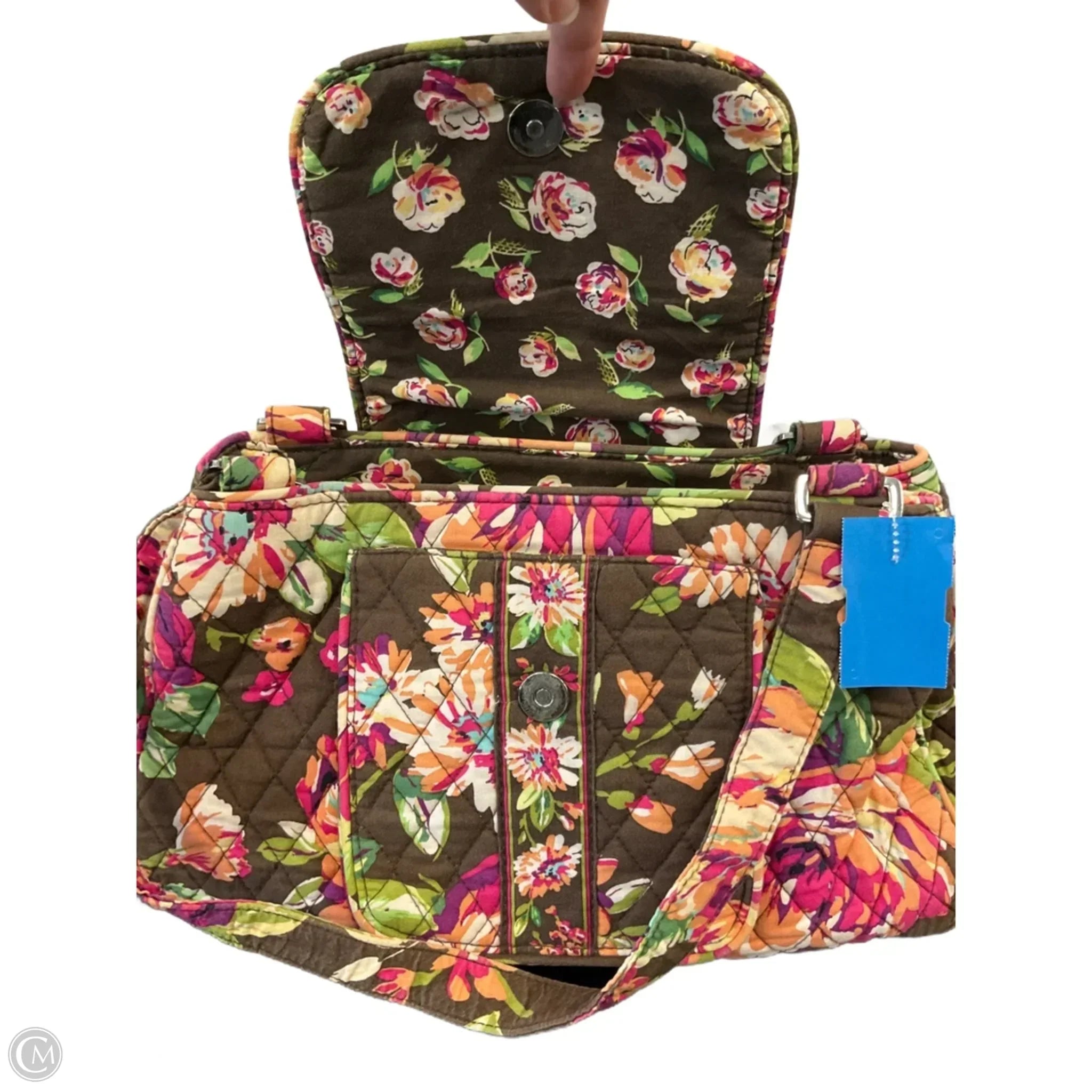 Handbag By Vera Bradley, Size: Medium