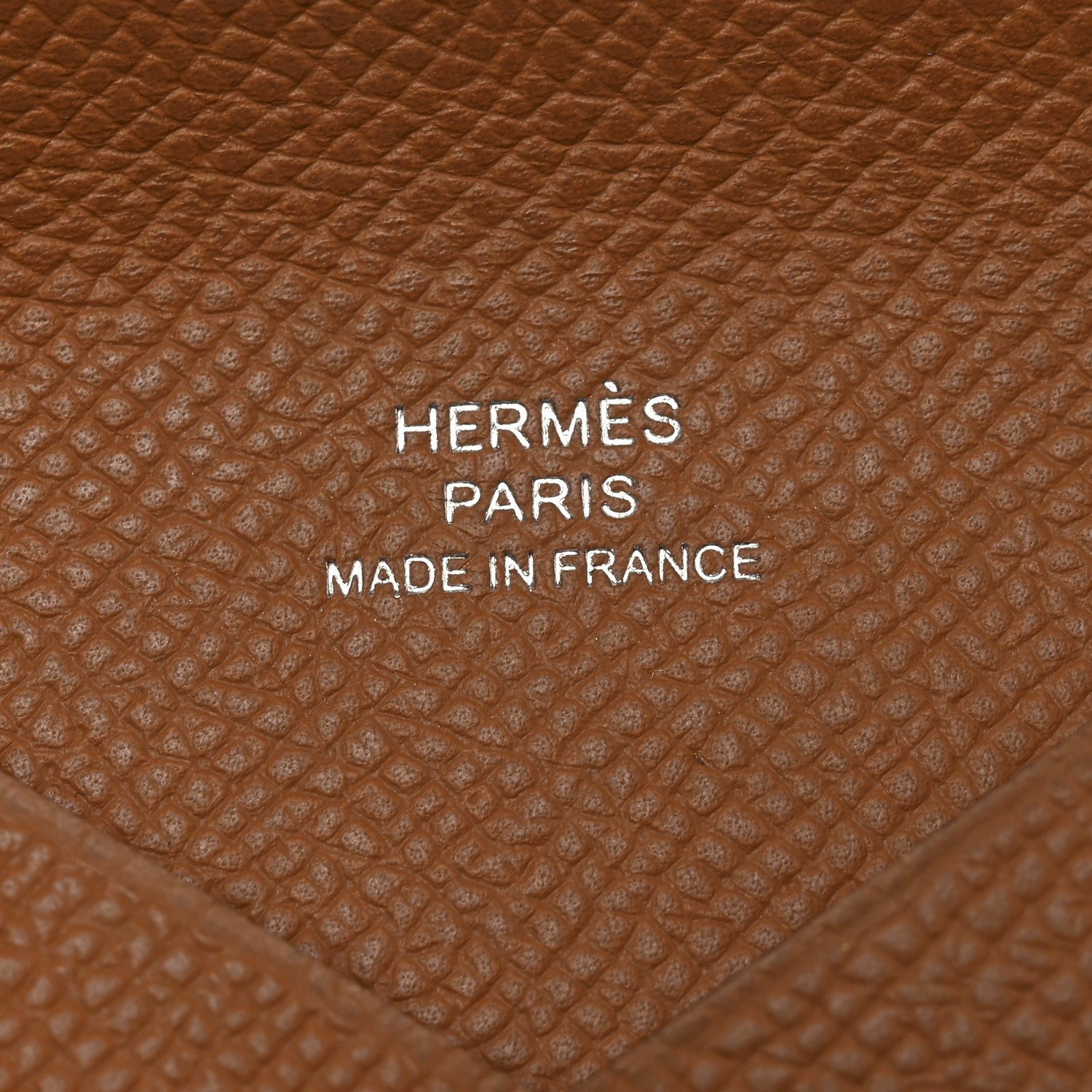 Epsom Calvi Card Case Gold