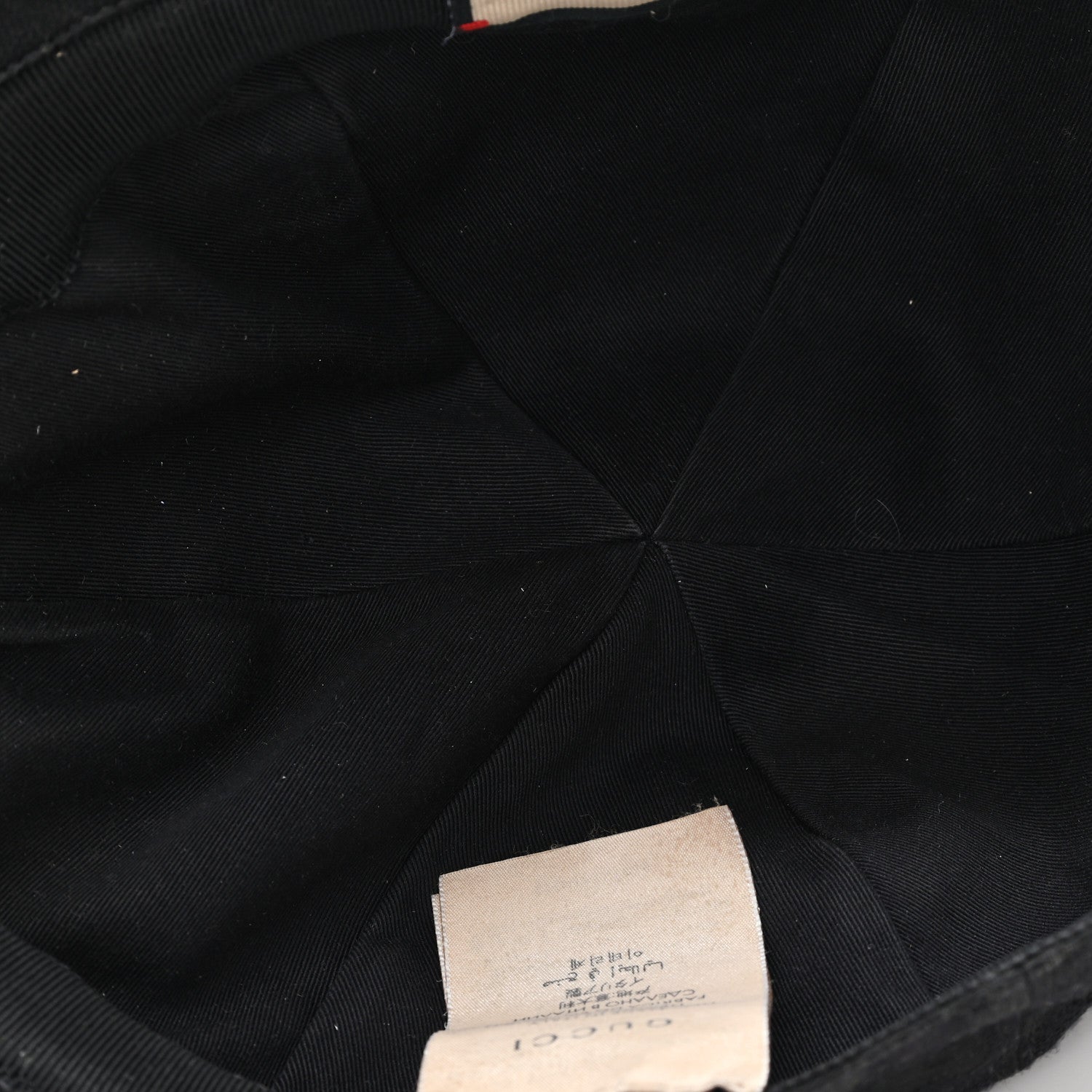 Monogram Textured Dollar Calfskin Zeno Baseball Hat XL Black