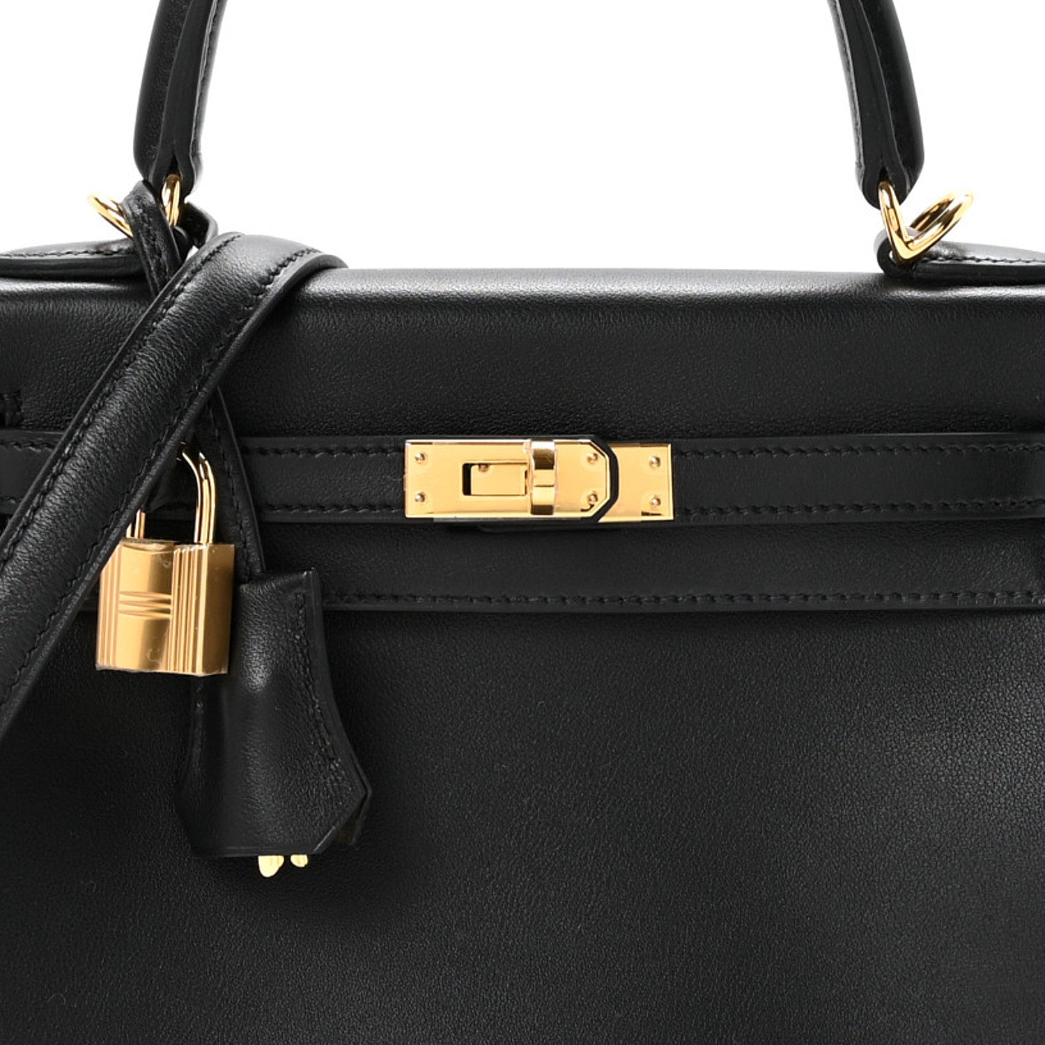 Cheri Calfskin Kelly 25 Black