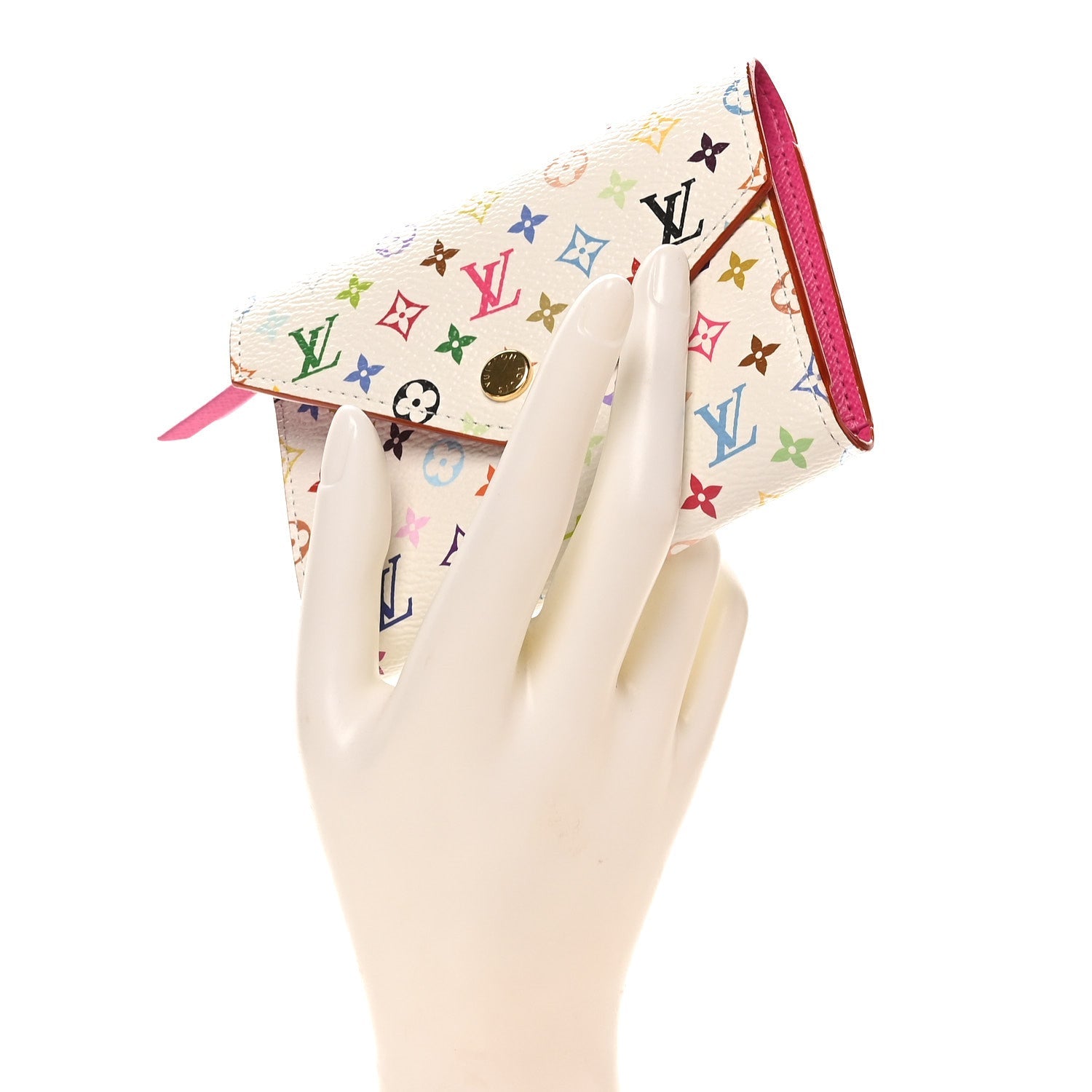 LV x TM Monogram Multicolor Victorine Wallet White