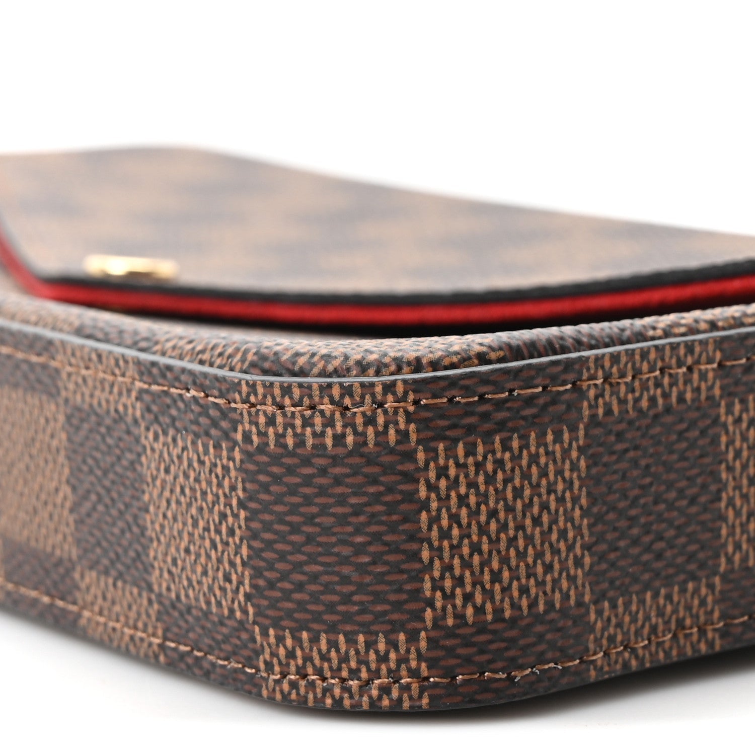 Damier Ebene Pochette Felicie Chain Wallet