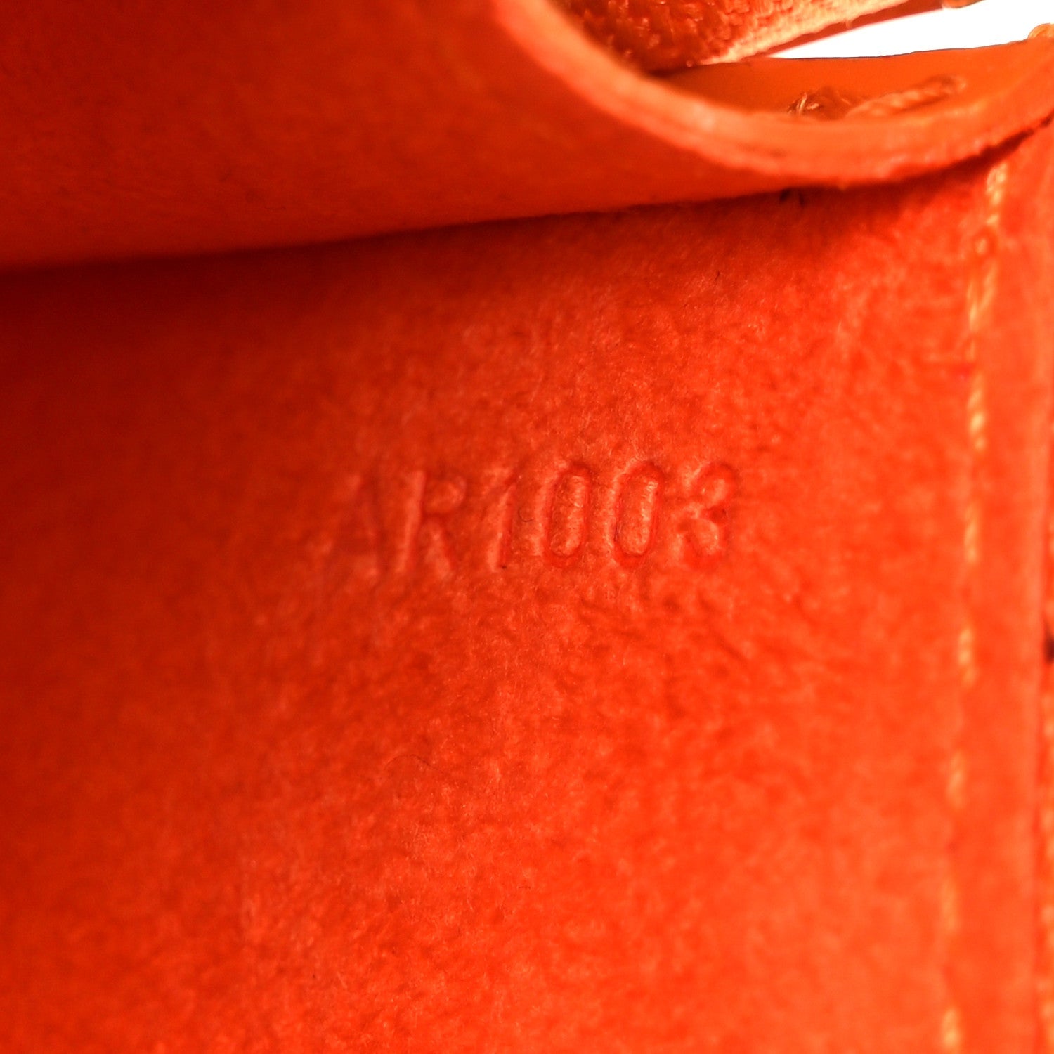Epi Pochette Accessories 24 Mandarin