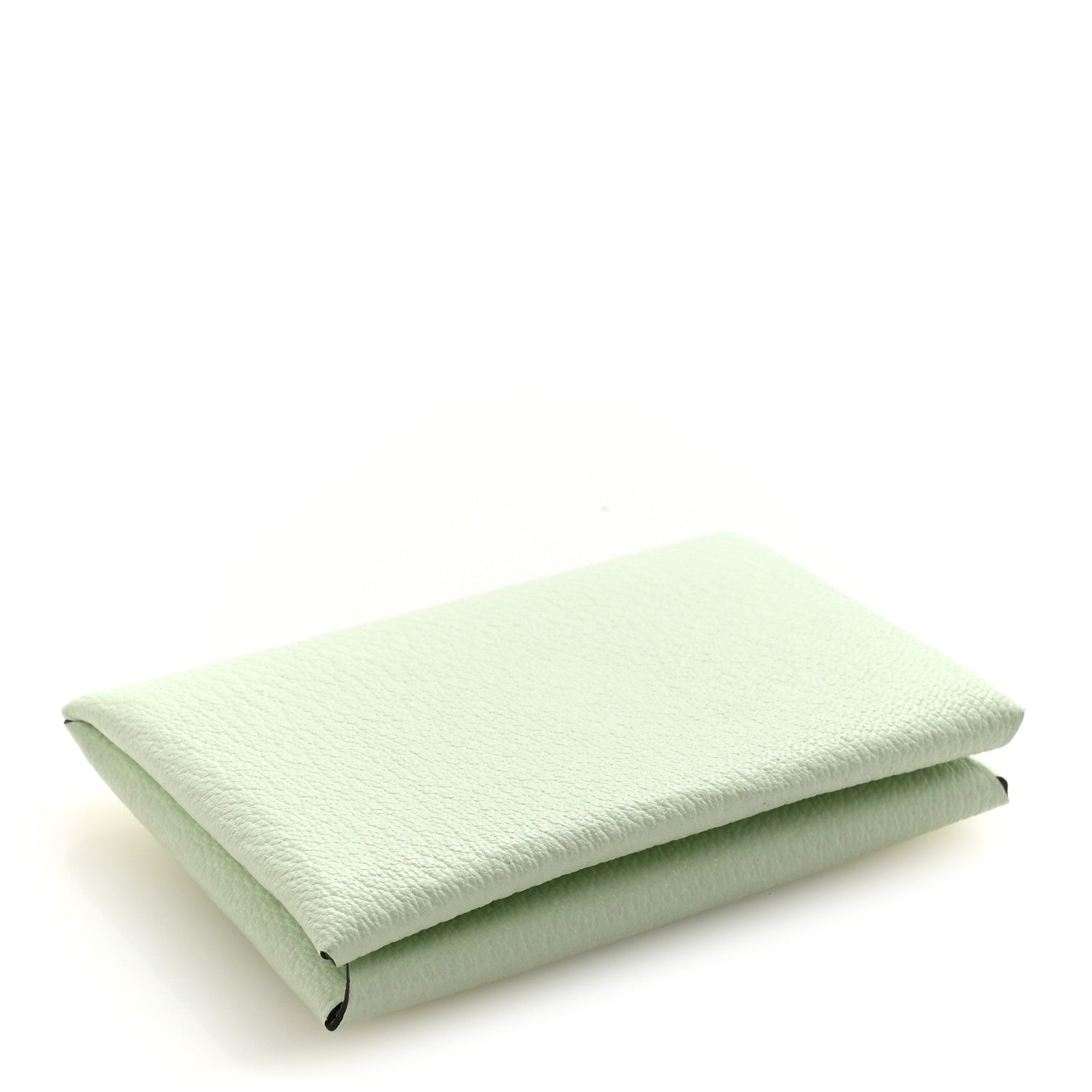Chevre Mysore Calvi Card Case Vert Fizz