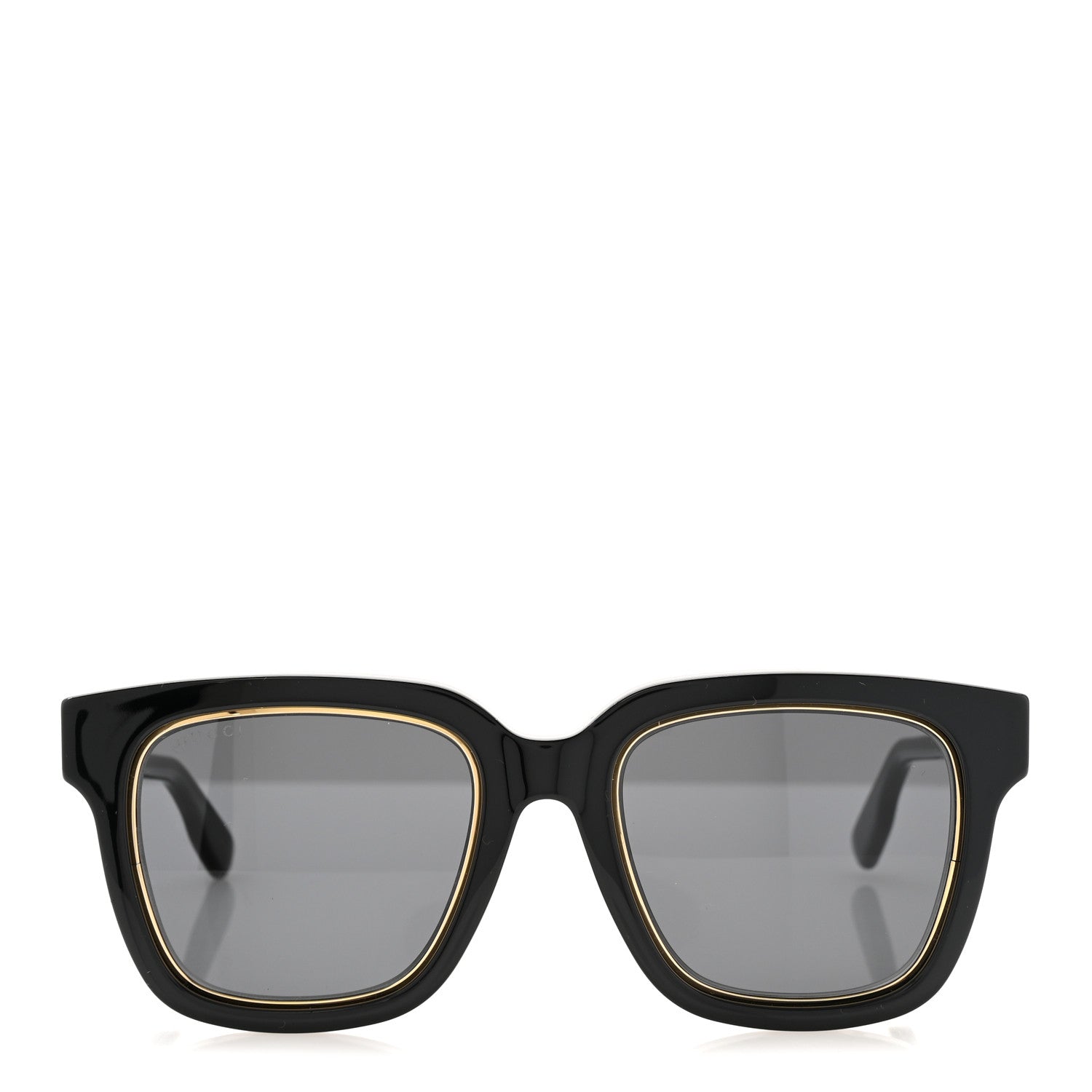 Acetate Square Frame Sunglasses GG1136SA Black