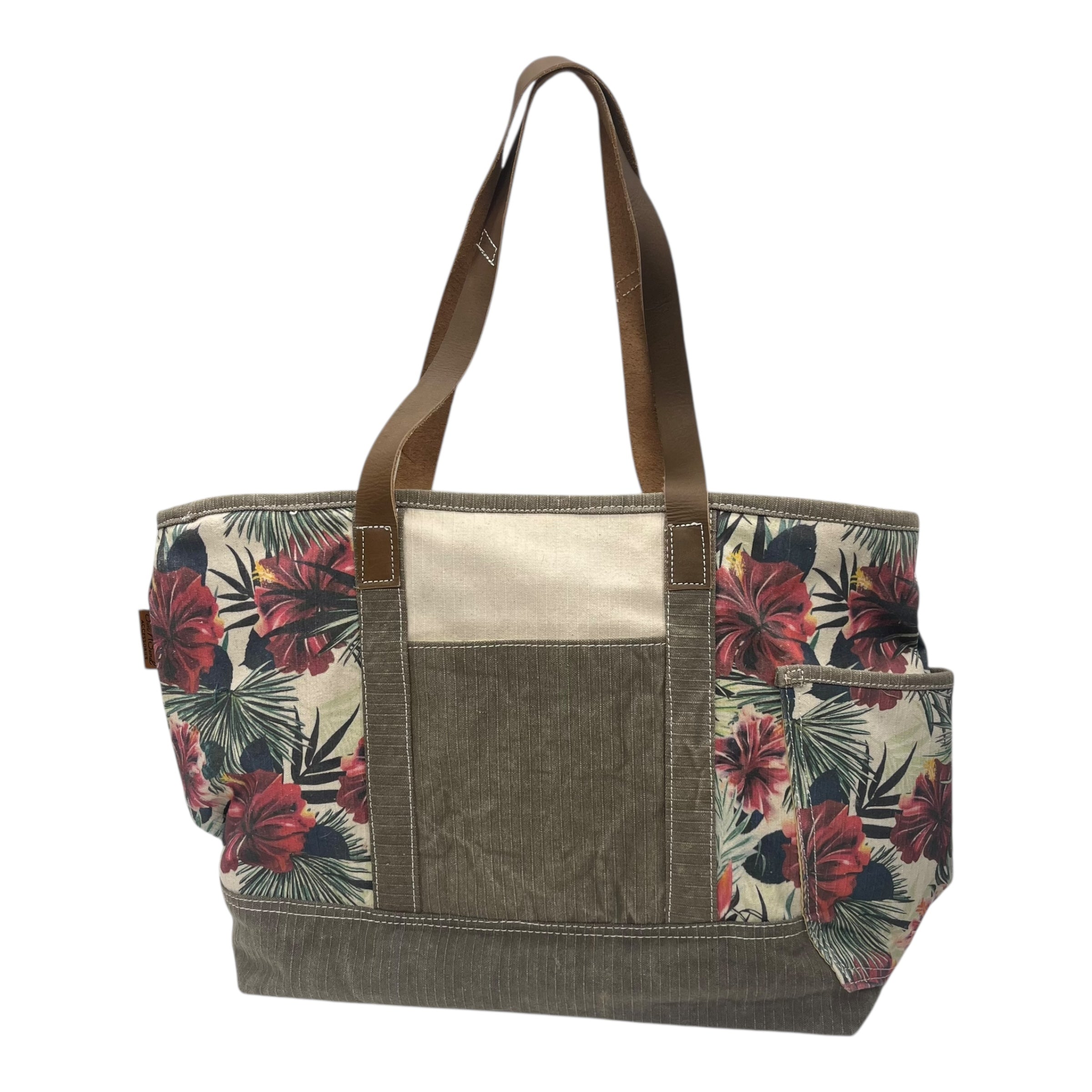 Tote By Clothes Mentor In Brown, Size:Large