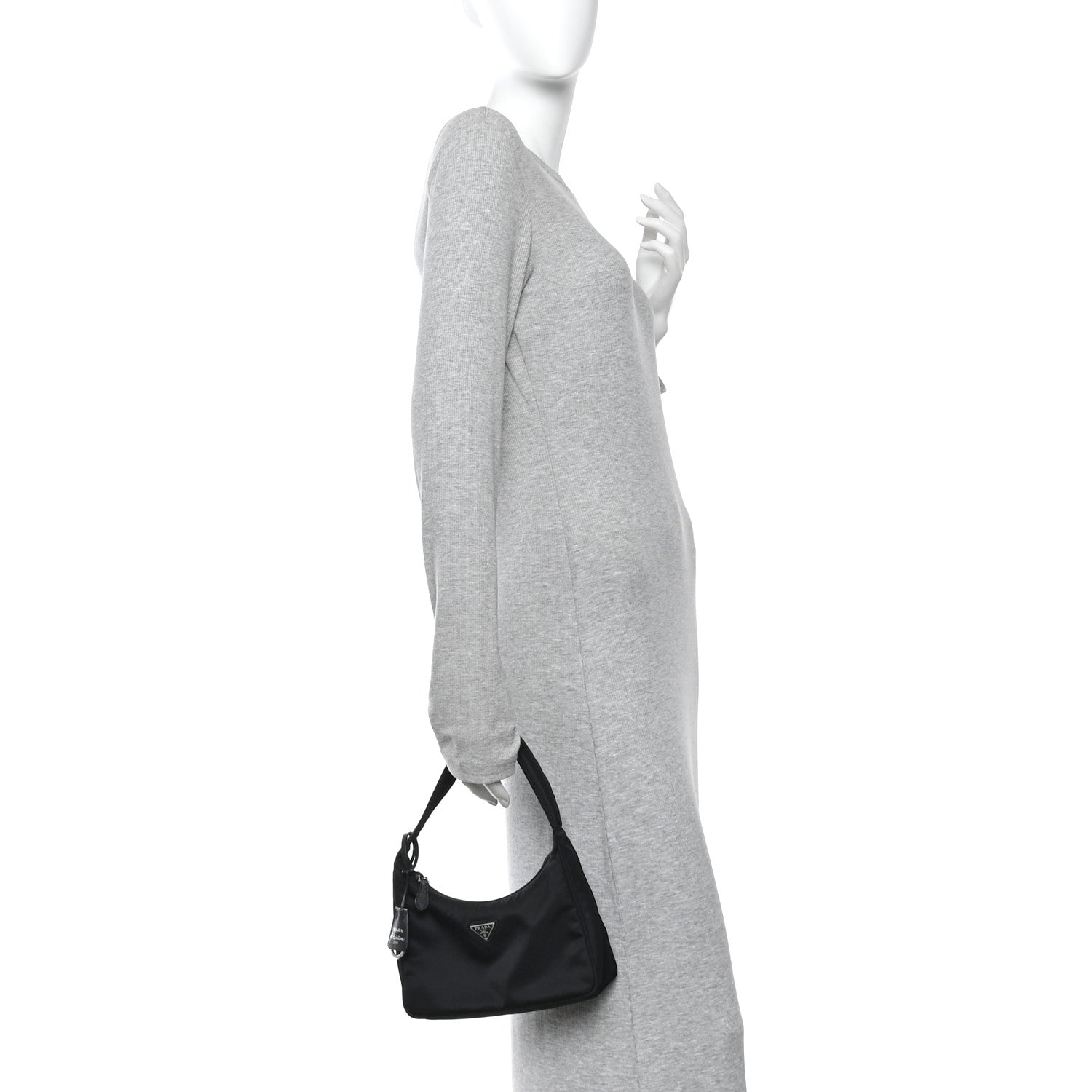 Tessuto Nylon Mini Re-Edition 2000 Bag Black