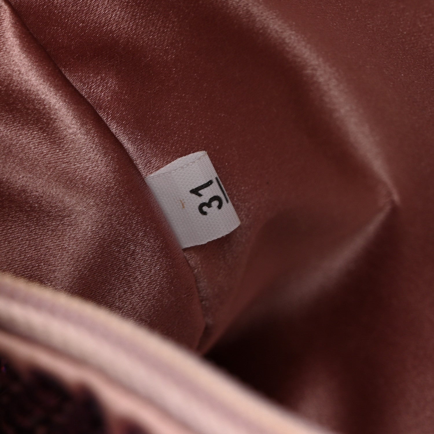 Satin Crystal Mini Re-Edition 2000 Bag Alabastro