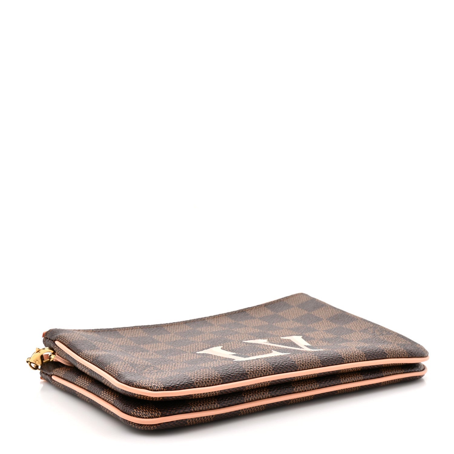 Damier Ebene Double Zip Pochette