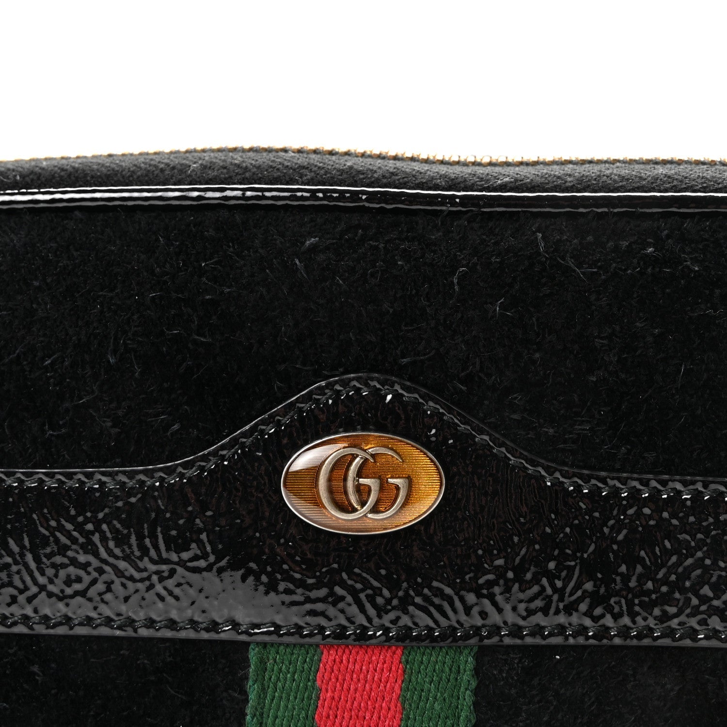 Suede Patent Ophidia Belted iPhone Case 85 34 Black