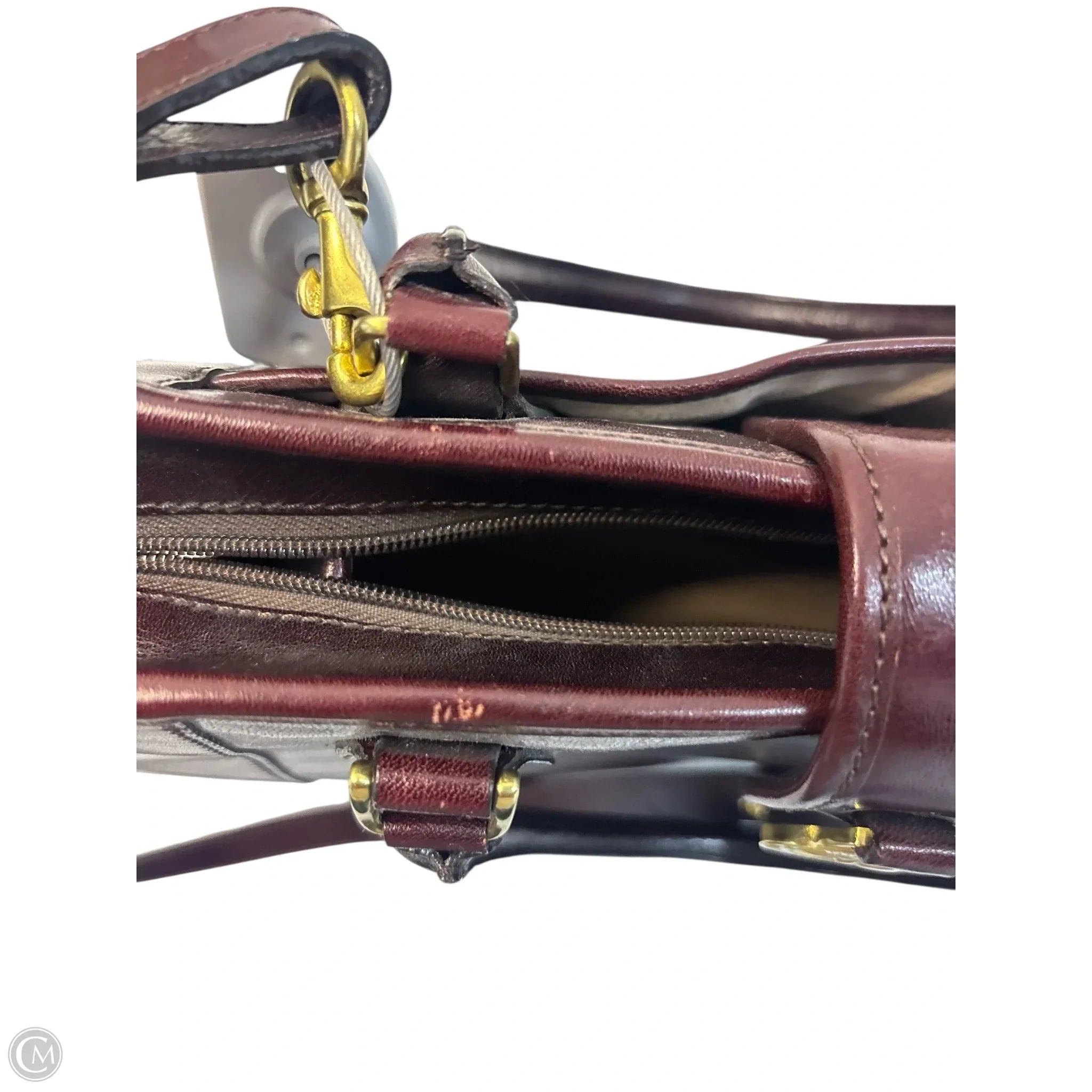 Handbag Designer By Brahmin, Size: Large