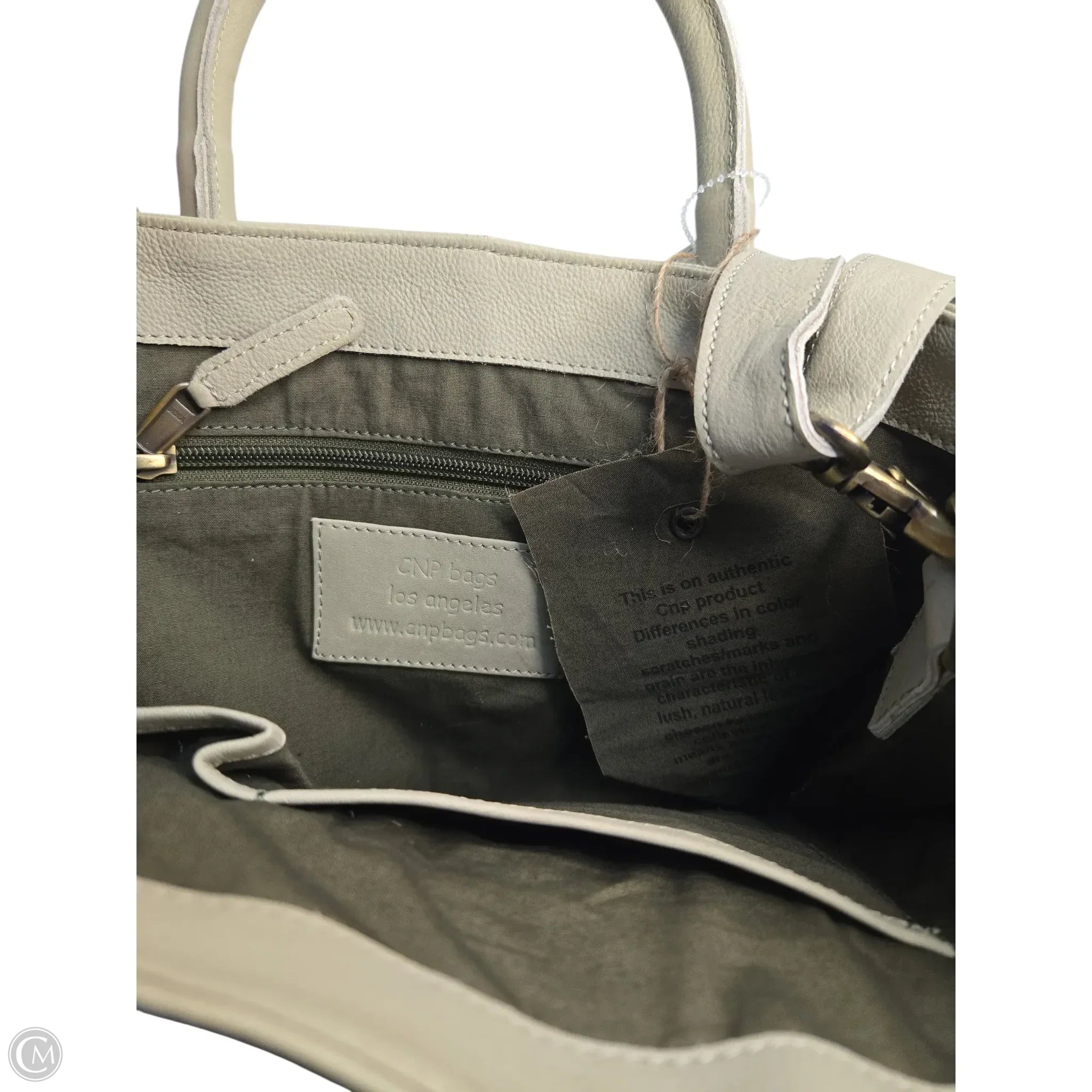 Handbag Leather By Clothes Mentor, Size: Large